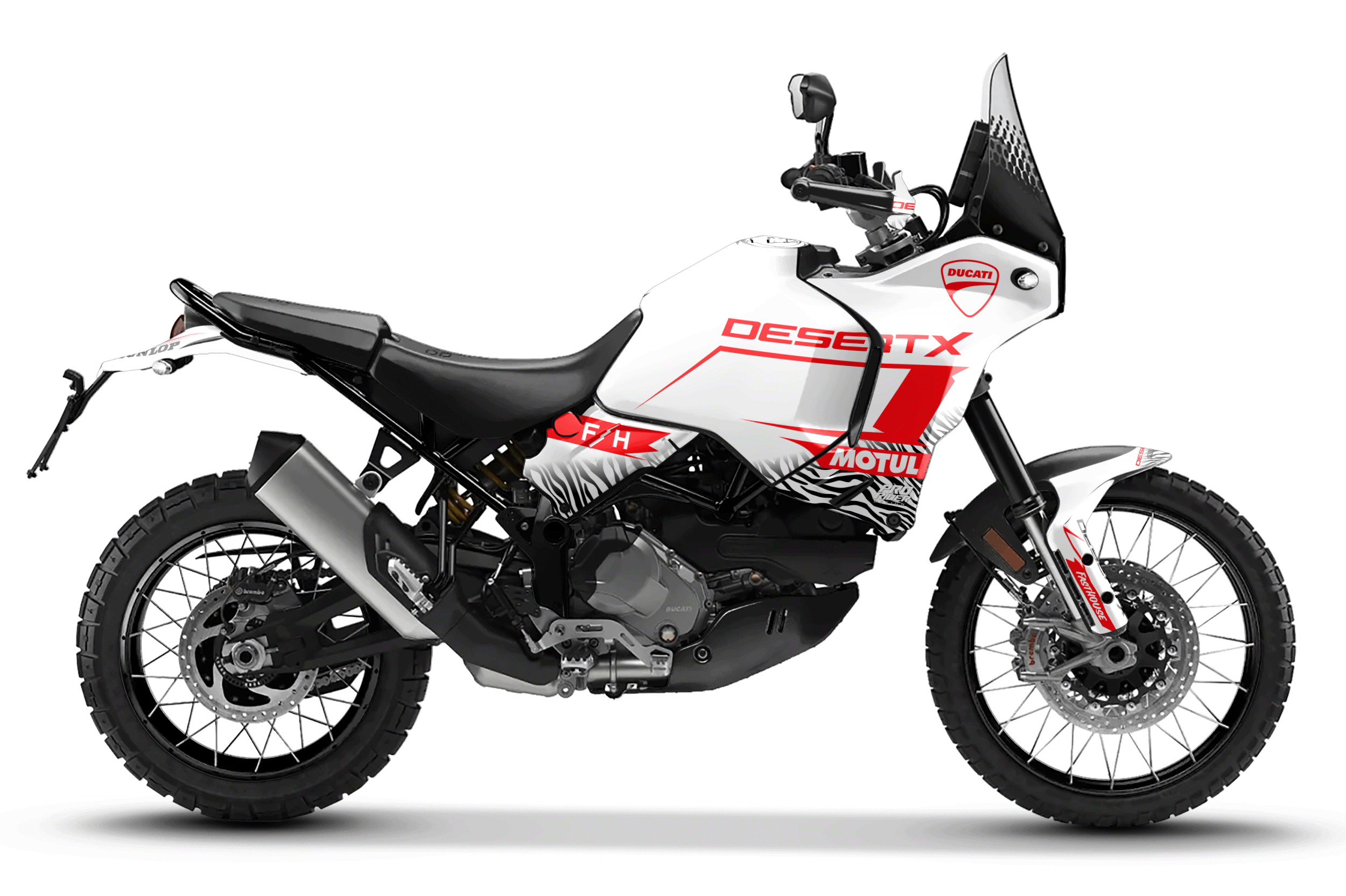 Ducati Desert X Full Graphics Kit | Divanak