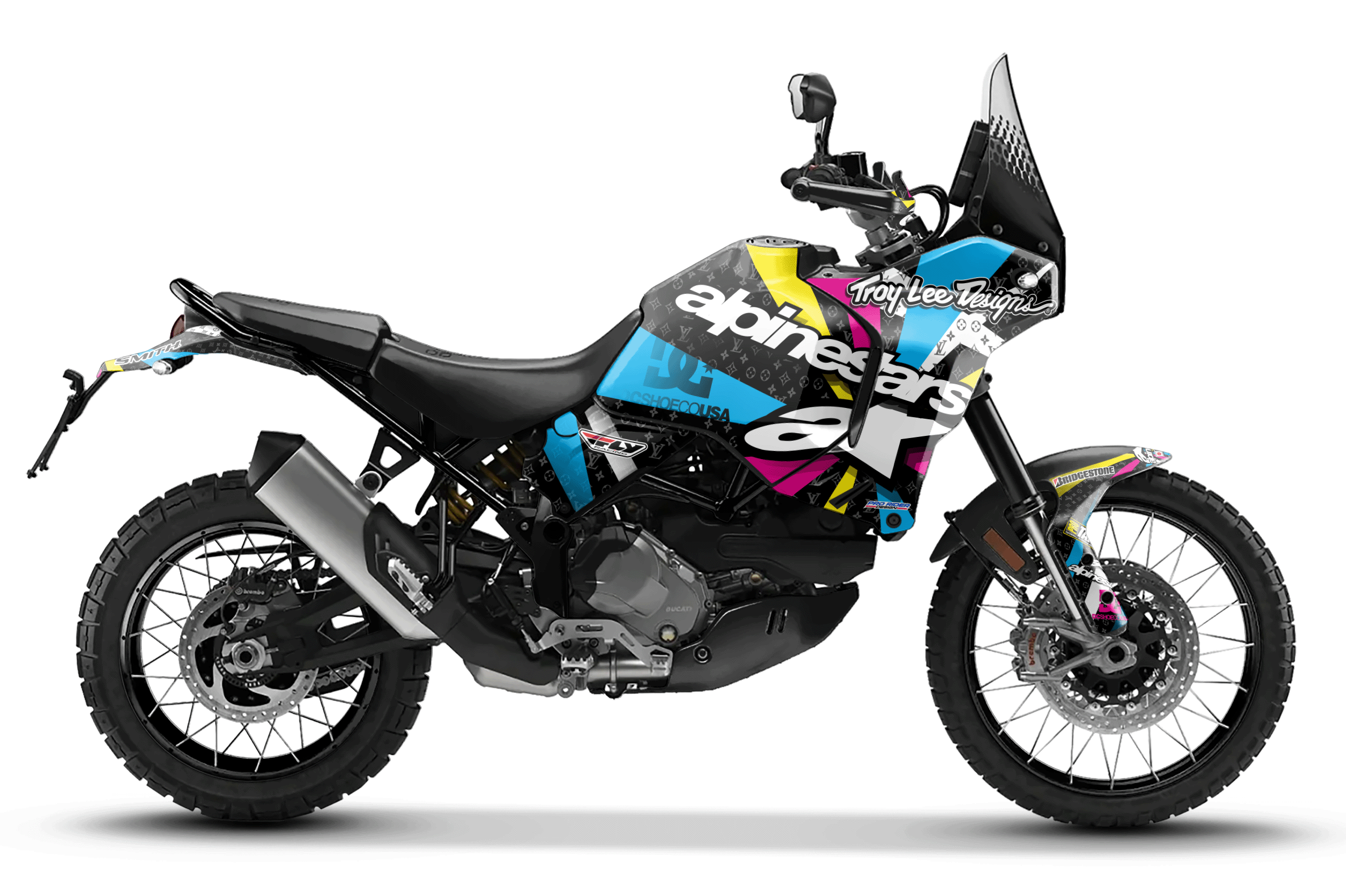 Ducati Desert X Full Graphics Kit | TLD