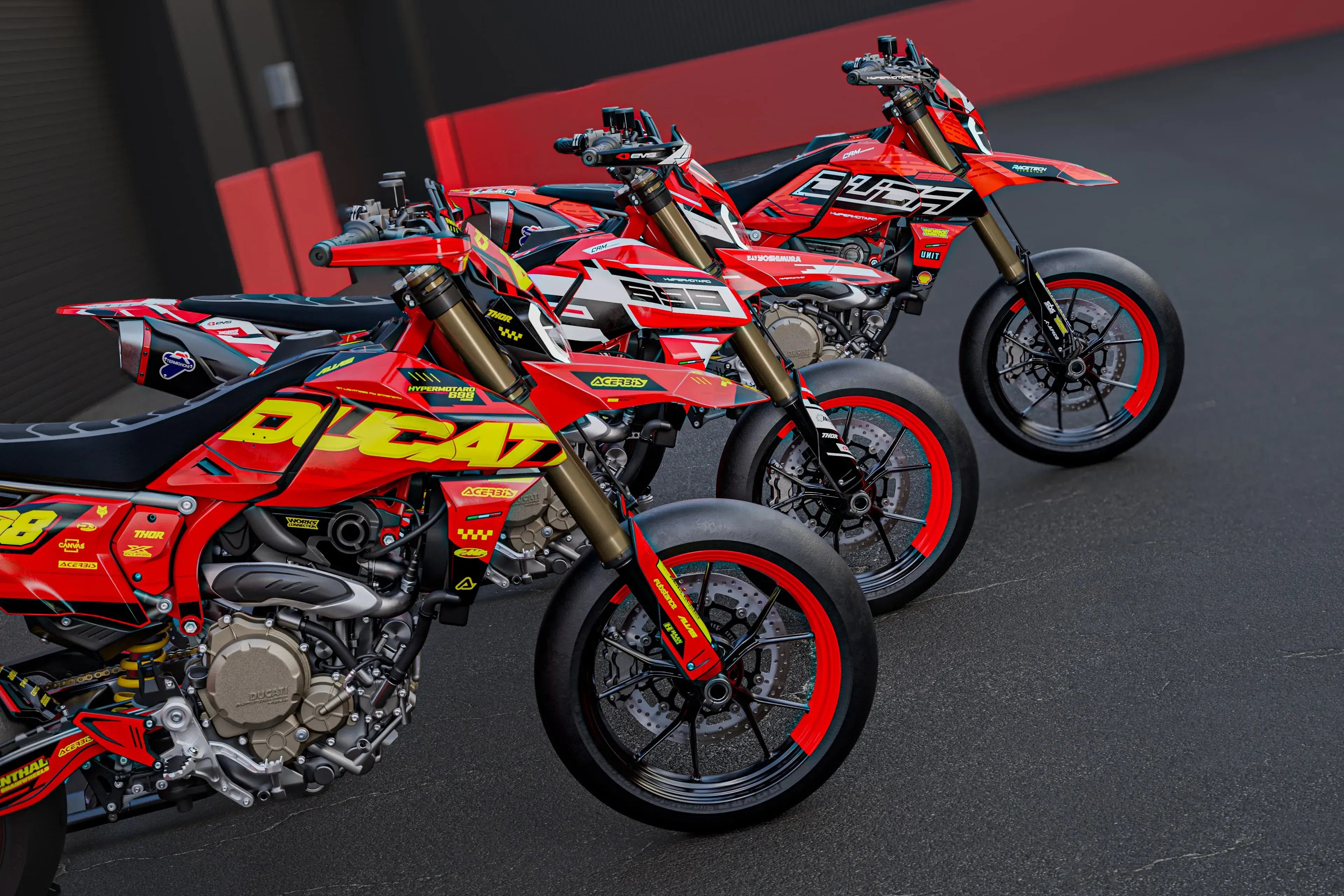 Ducati Hypermotard 698 Full Graphics Kit | Hypana
