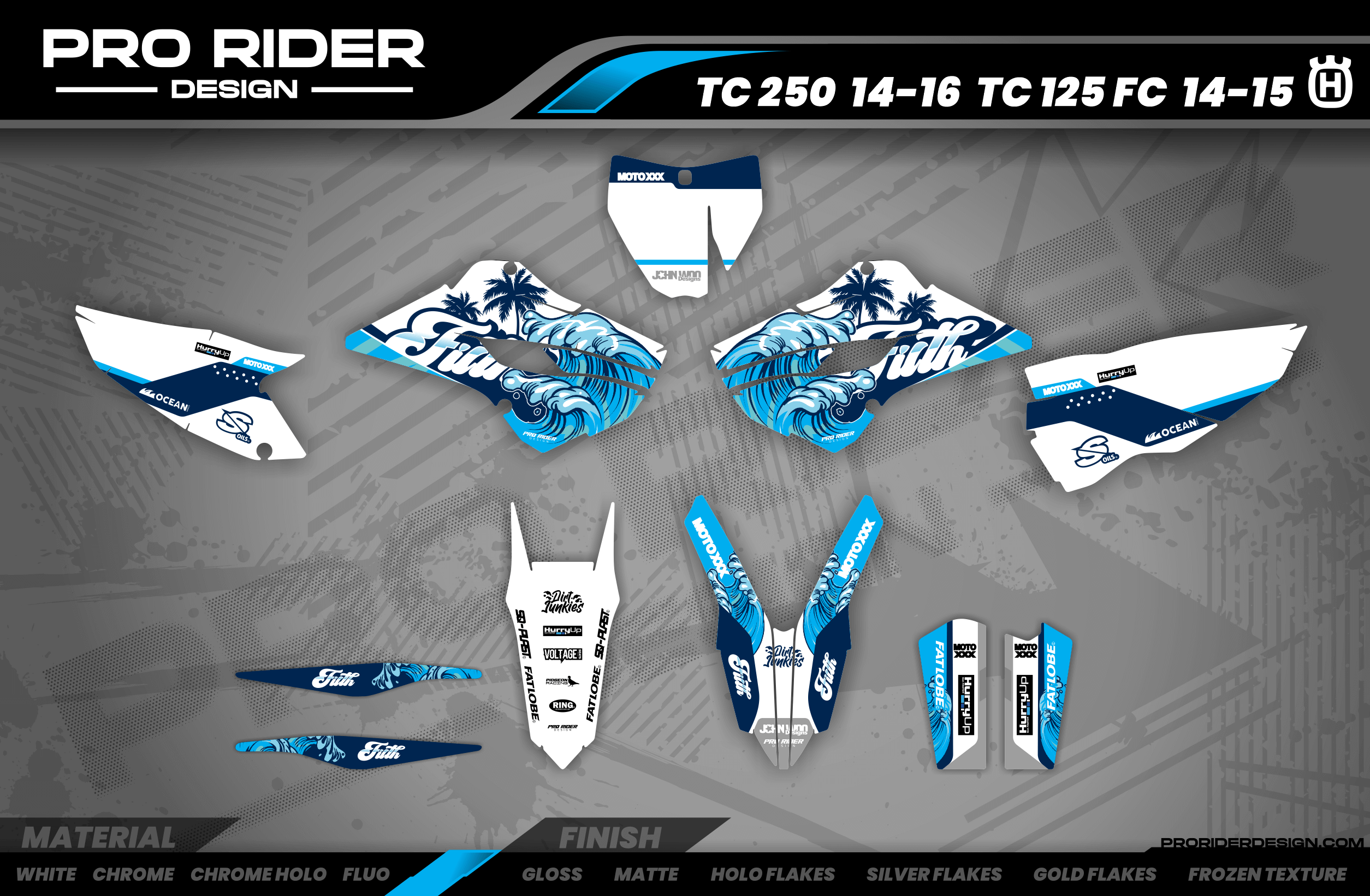 HUSQVARNA Full Graphics kit | Fresh Wave