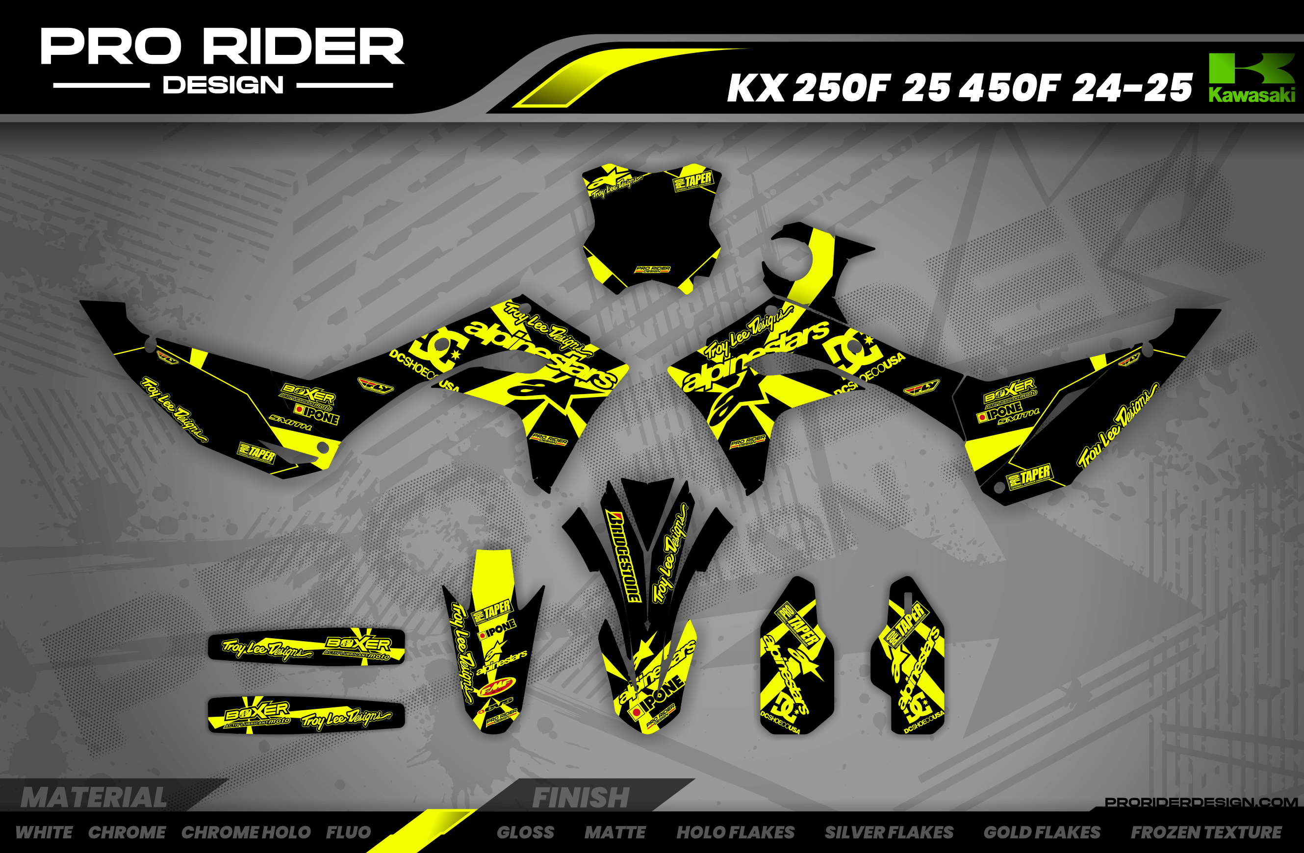 FLUO Graphics Kit ALPINESTARS DC