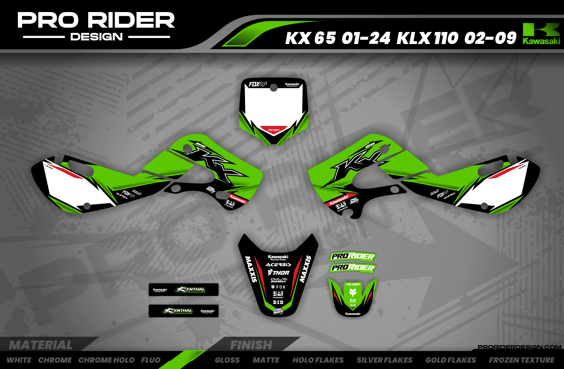 KAWASAKI Graphics Kit ADAPTASI GN
