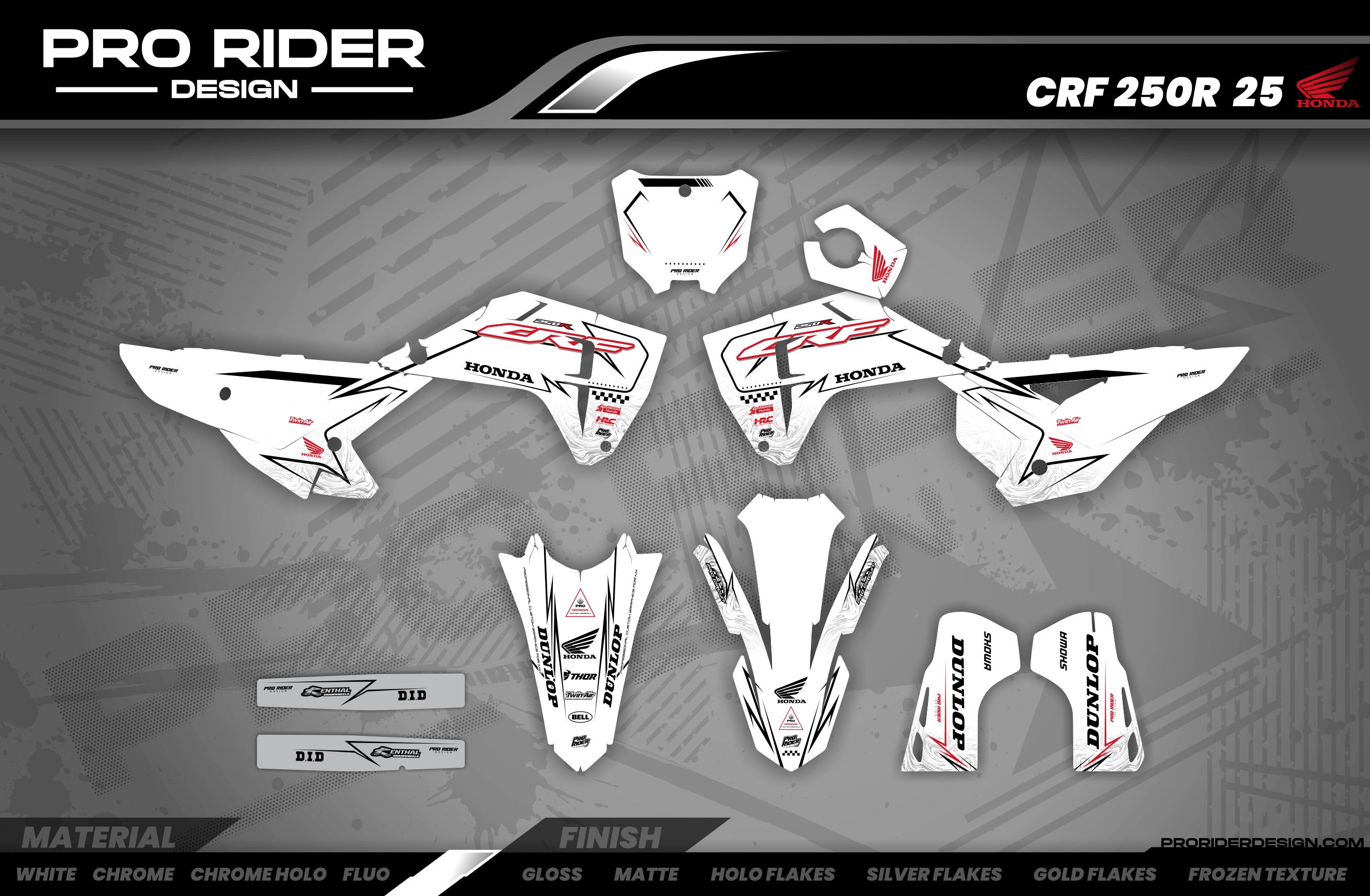 Graphics Kit HONDA BLINK WHITE