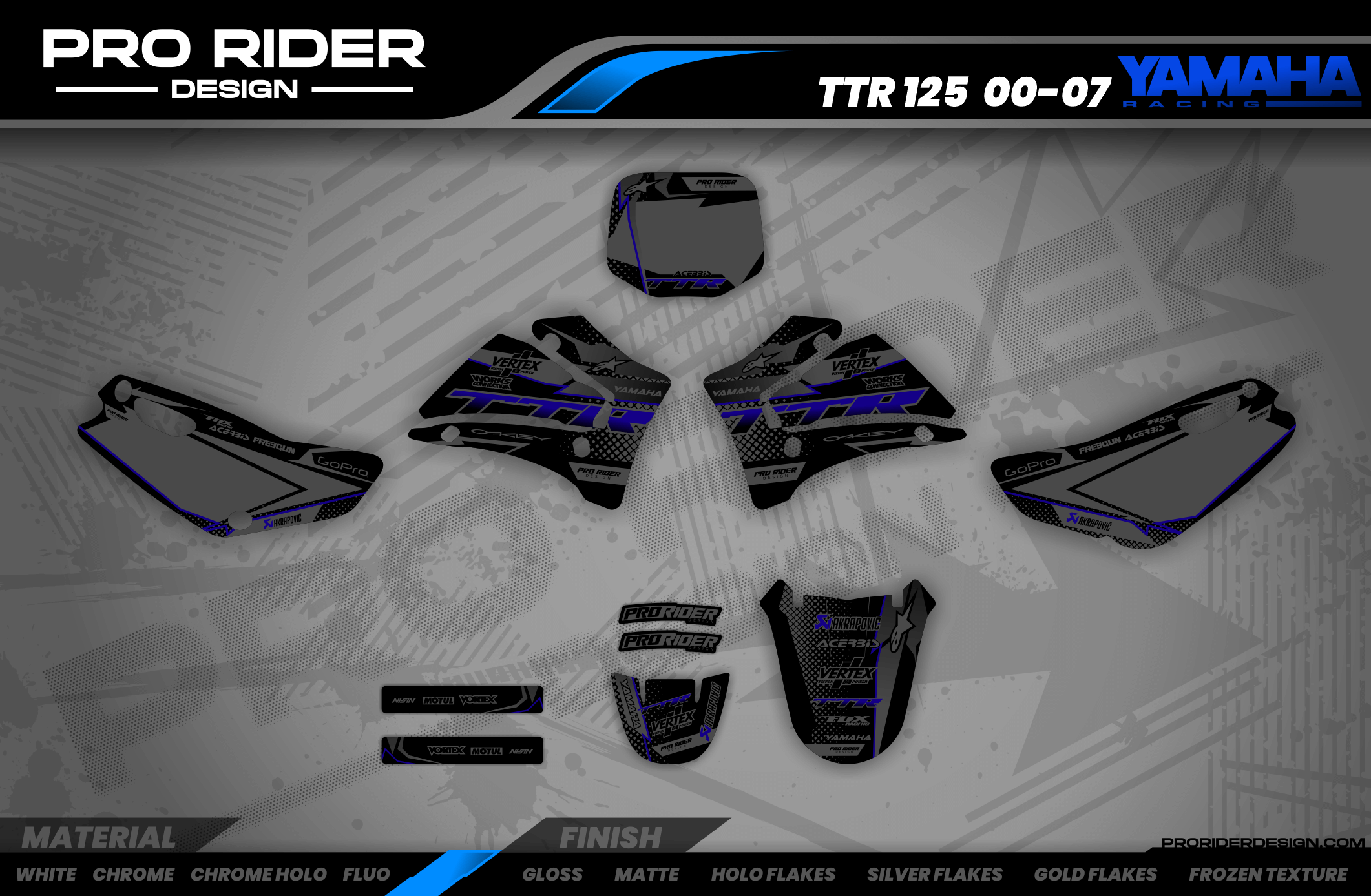 Yamaha graphics KIT FMRFACTORY DARK
