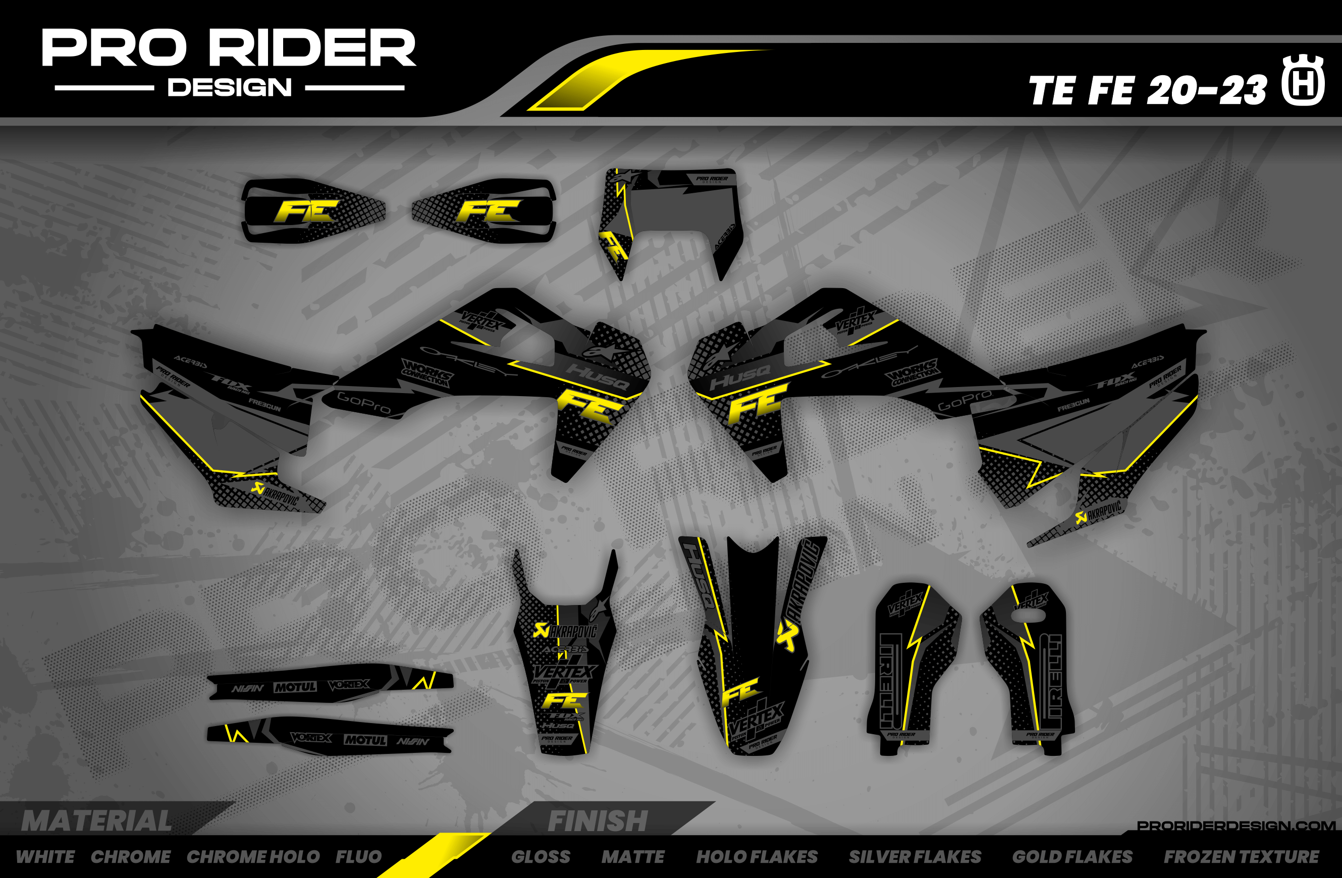 GRAPHICS Kit HUSQVARNA PRORIDERS 1