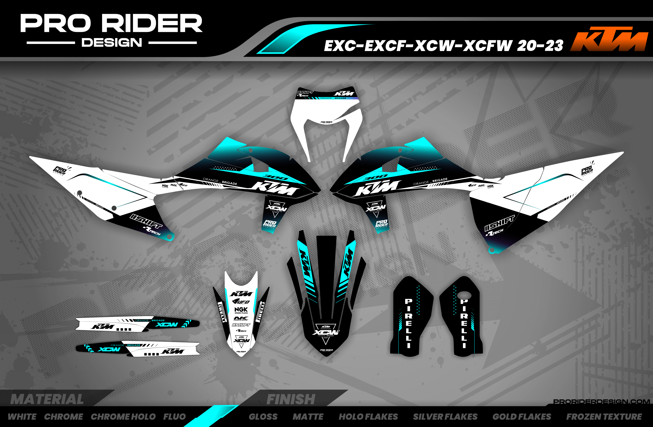 KTM Graphics Kit PERSO HOLI