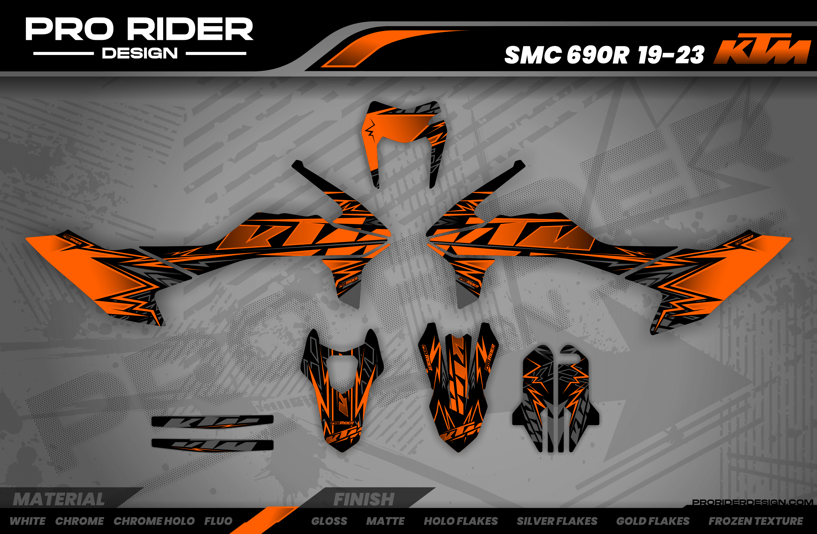 KTM SUPERMOTO Full Graphics Kit | Krypta