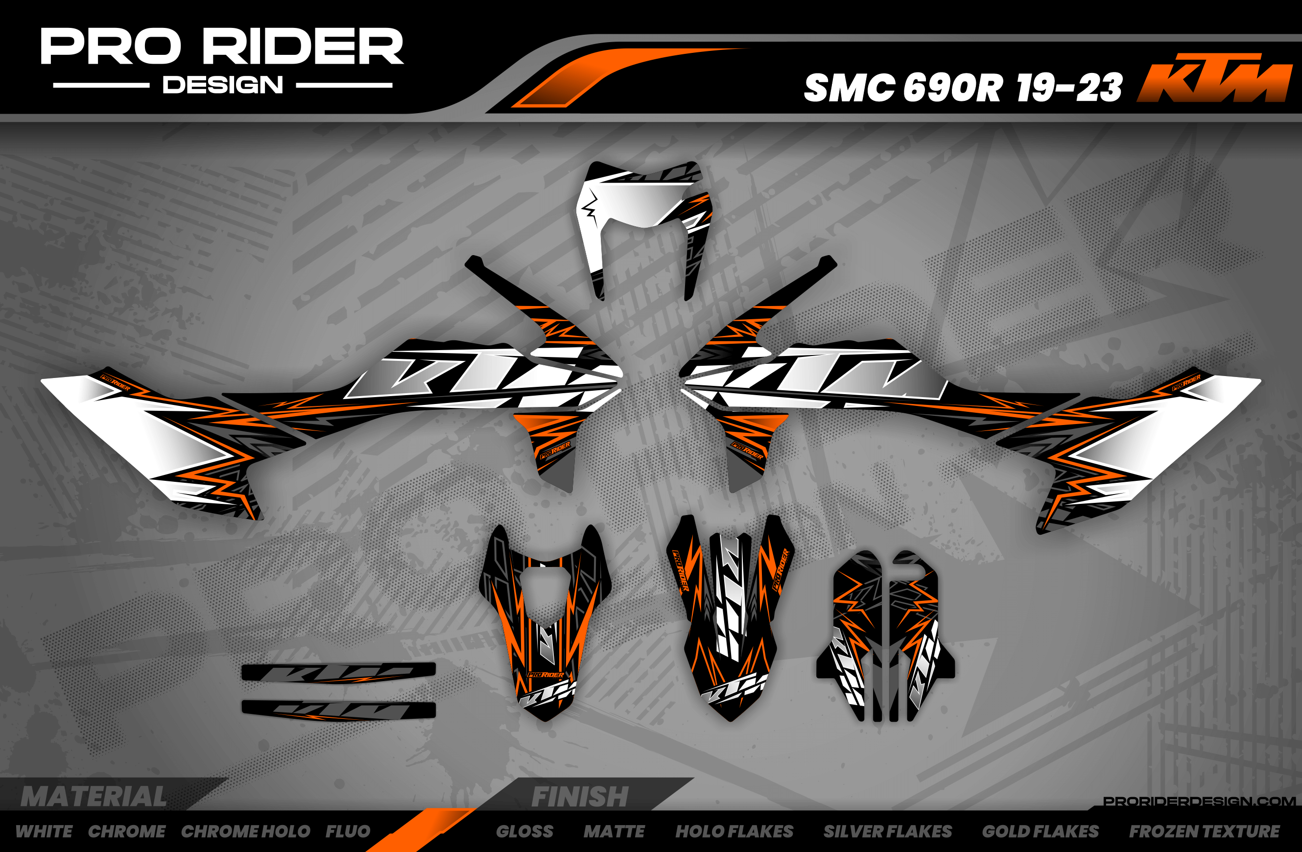 KTM SUPERMOTO Full Graphics Kit | Tivano
