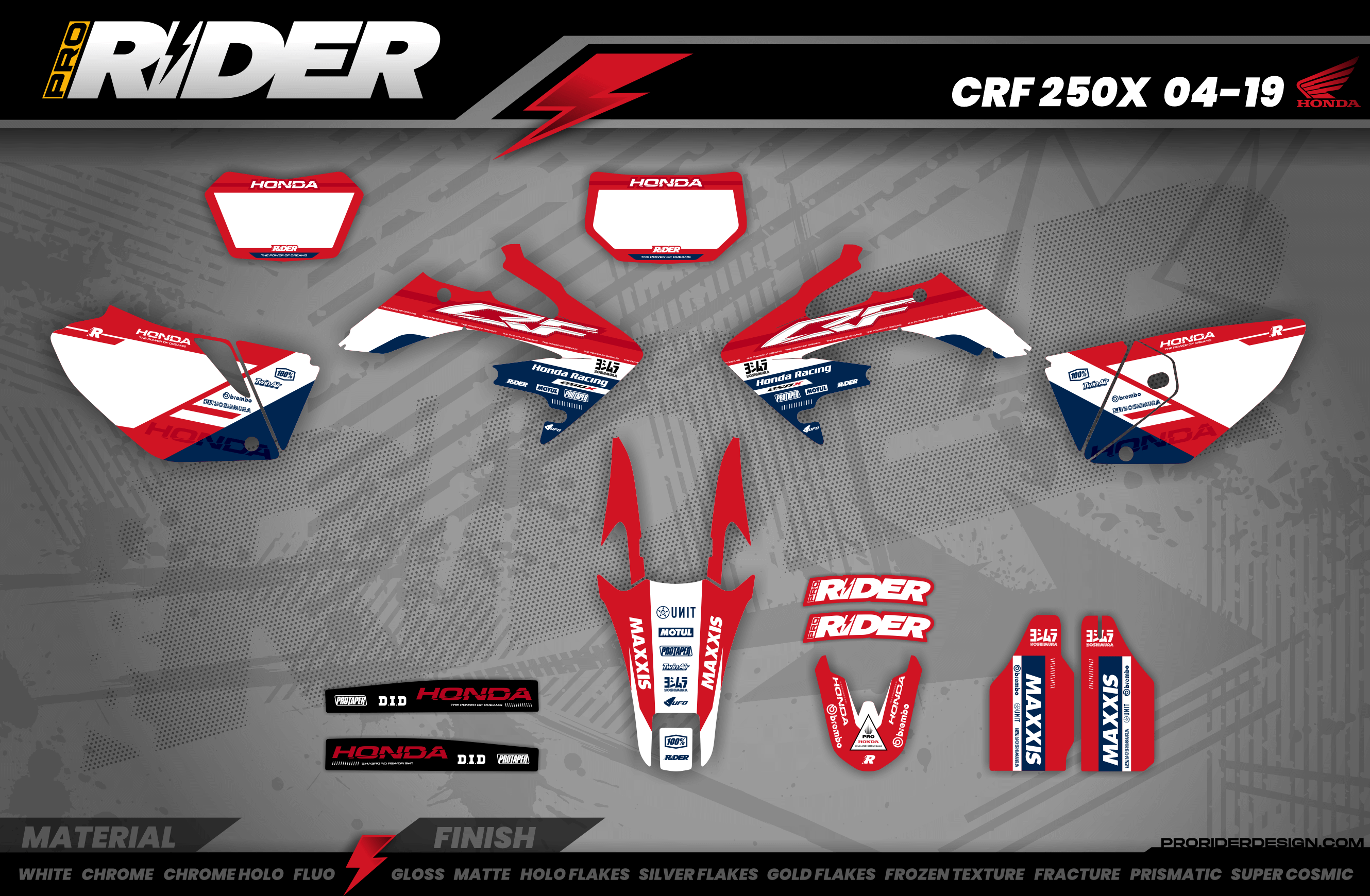 HONDA Full Graphics Kit | CRASH