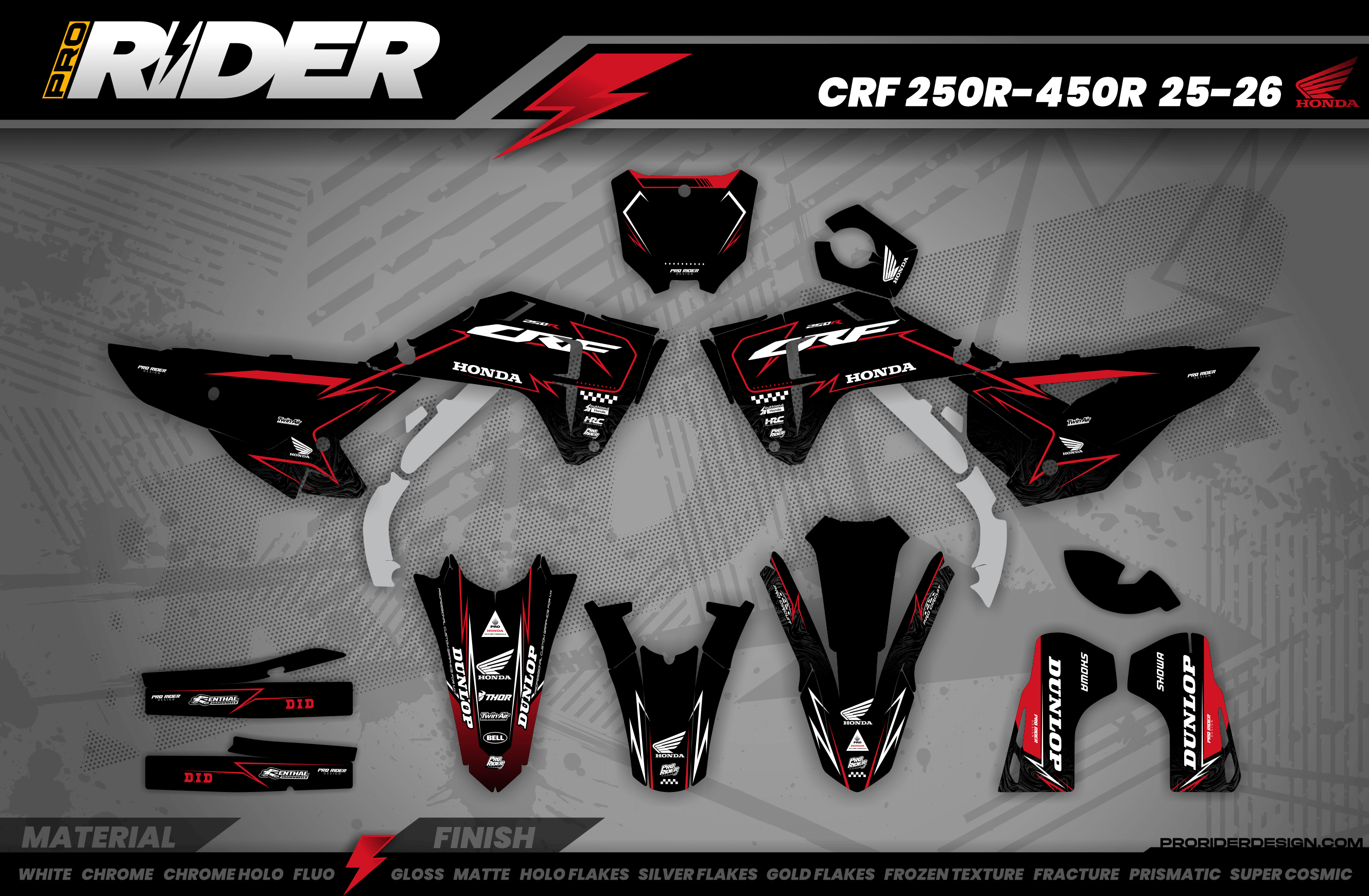 Graphics Kit HONDA BLINK DARK