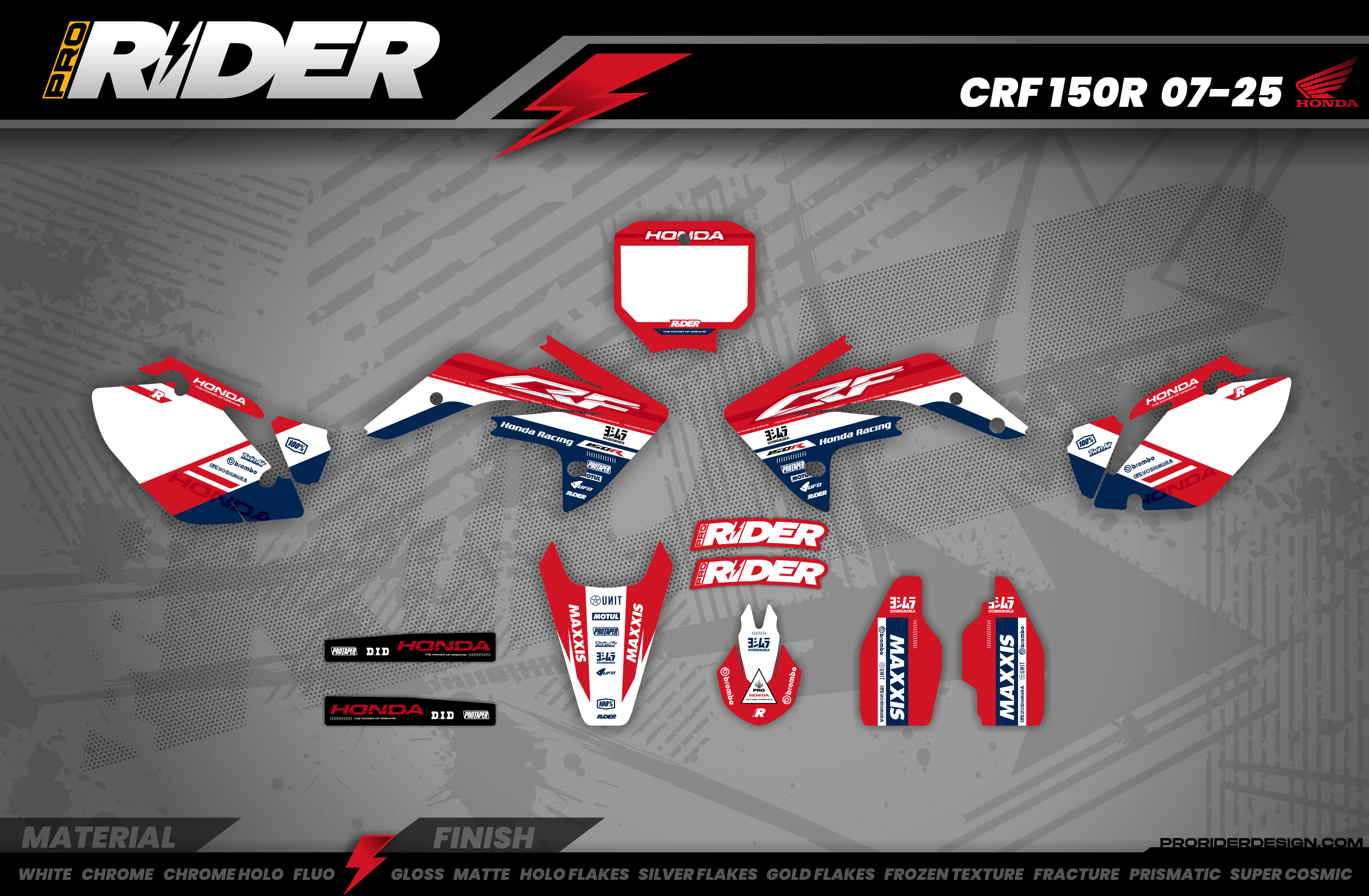 HONDA Full Graphics Kit | CRASH
