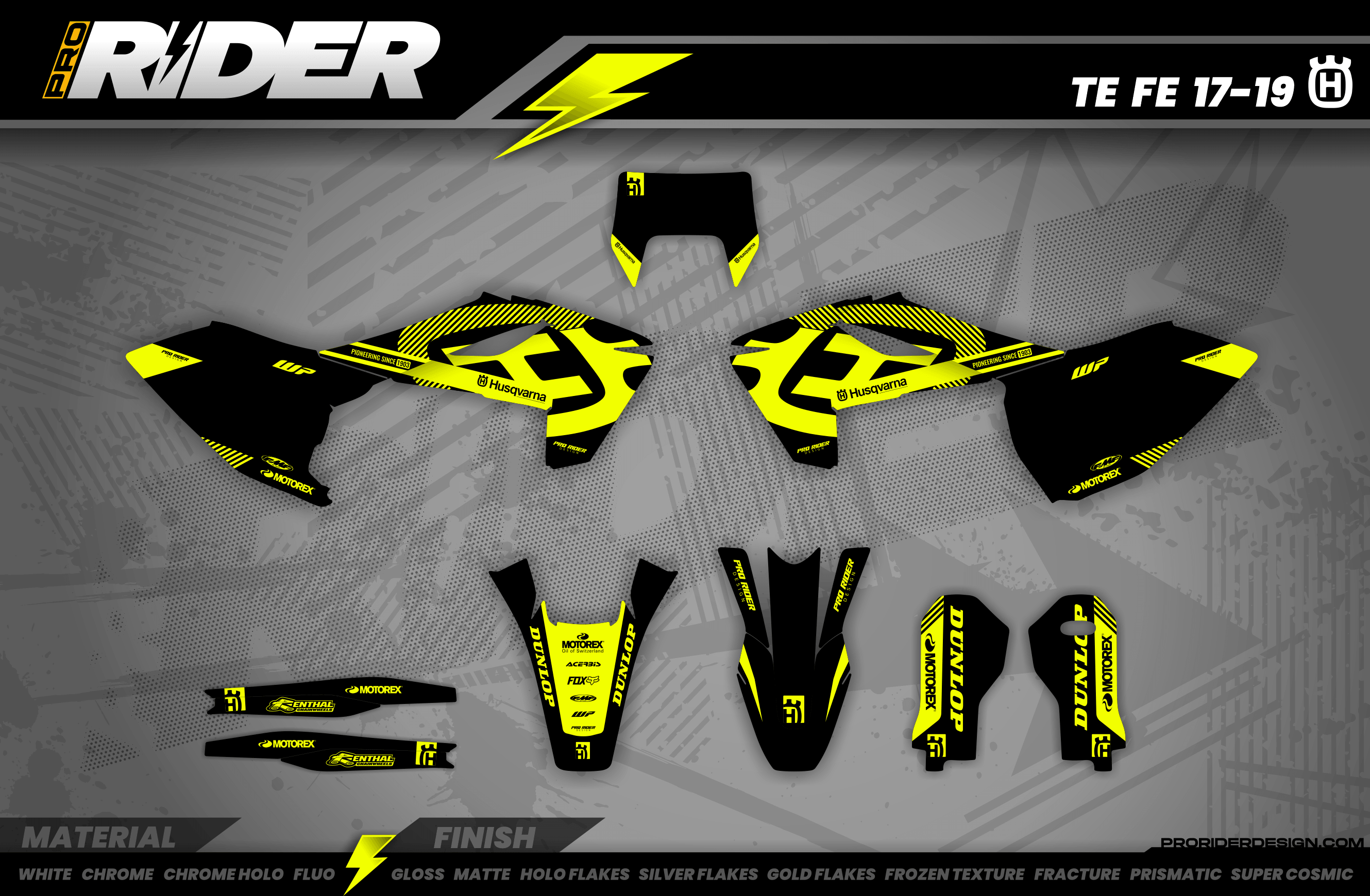 FACTORY BLACK SIGNATURE Husqvarna Full Graphics