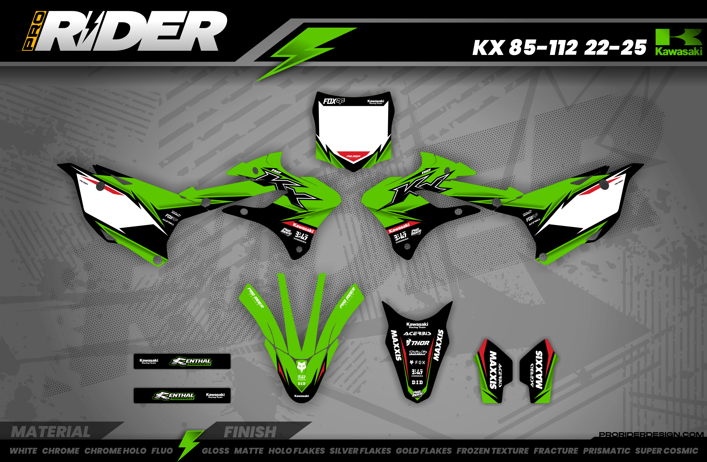 KAWASAKI Graphics Kit ADAPTASI GN