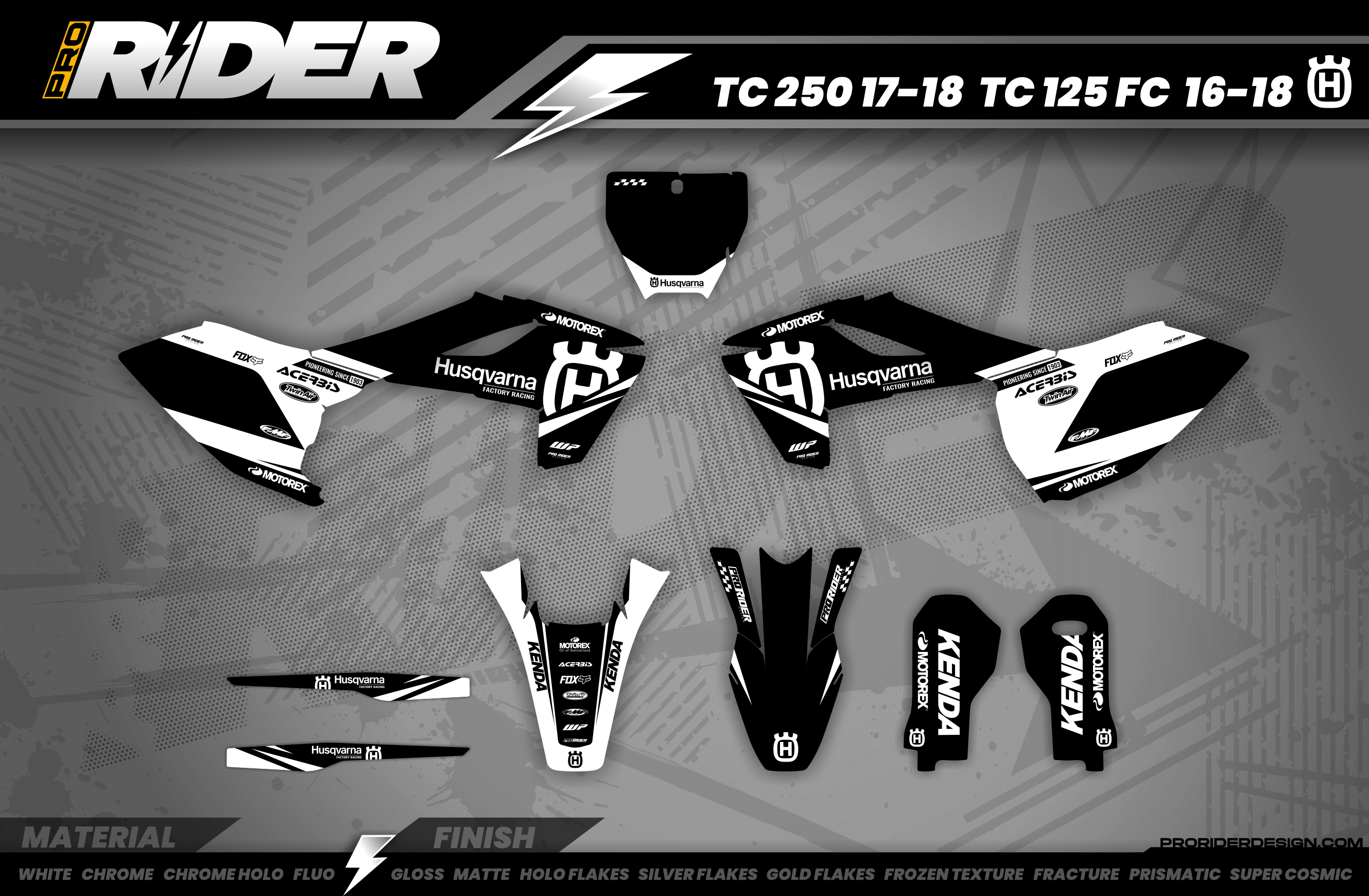 HUSQVARNA Custom Graphics AMPTON ARTED