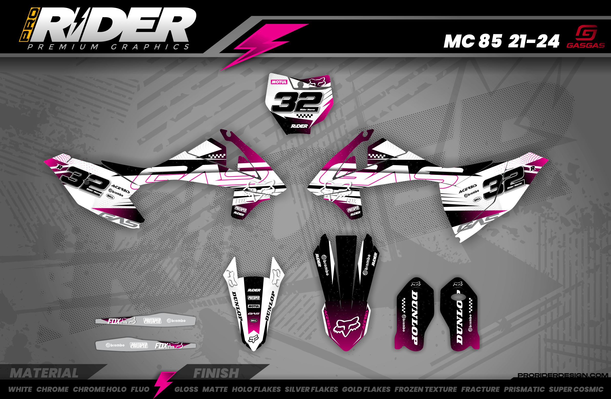 FOX ICE GasGas Full Graphics Kit