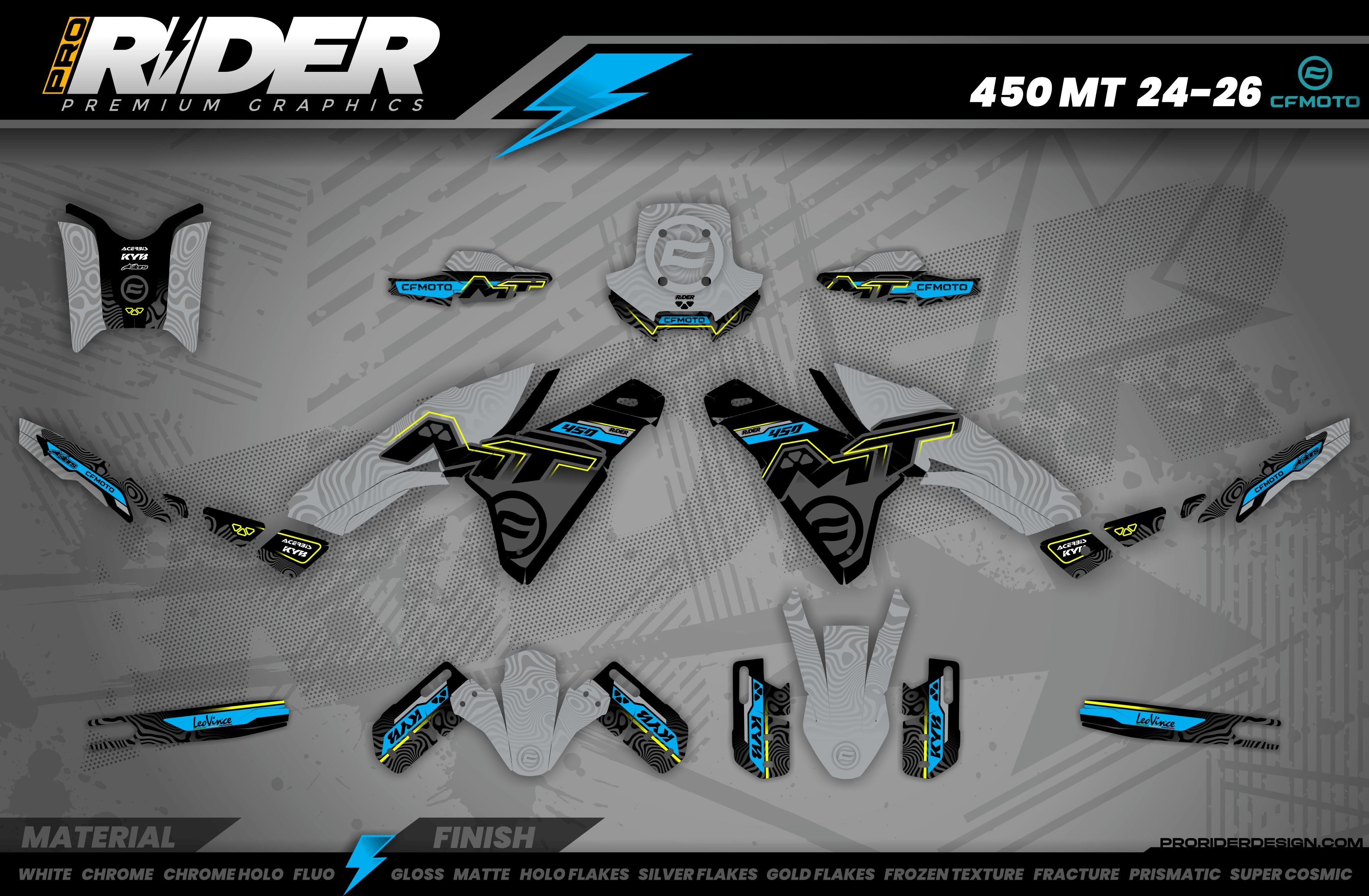 Cfmoto 450MT / 700MT / 800MT Full Graphics Kit | Monsoka