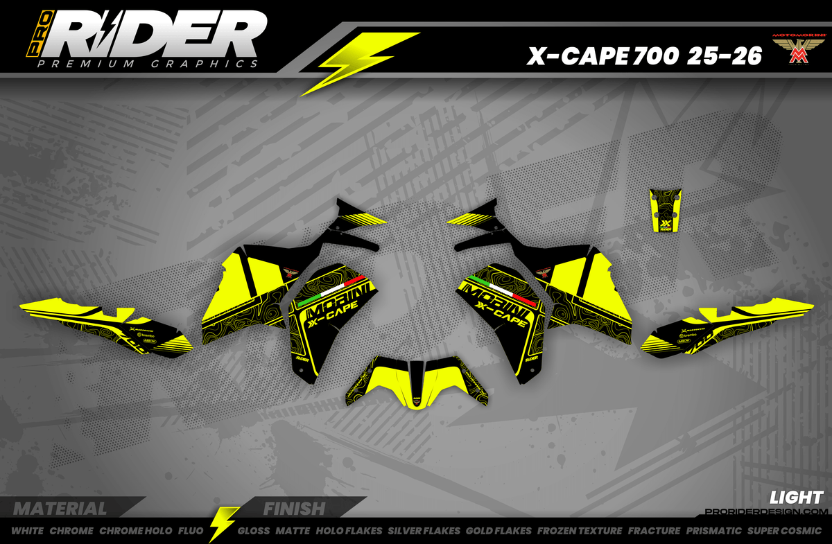 MOTO MORINI X-CAPE 650/700 Full Graphics Kit | Dinazio