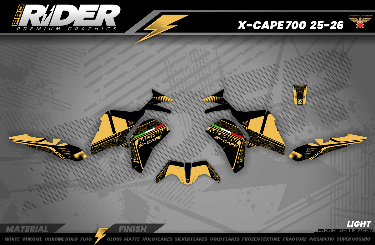 MOTO MORINI X-CAPE 650/700 Full Graphics Kit | Foresta