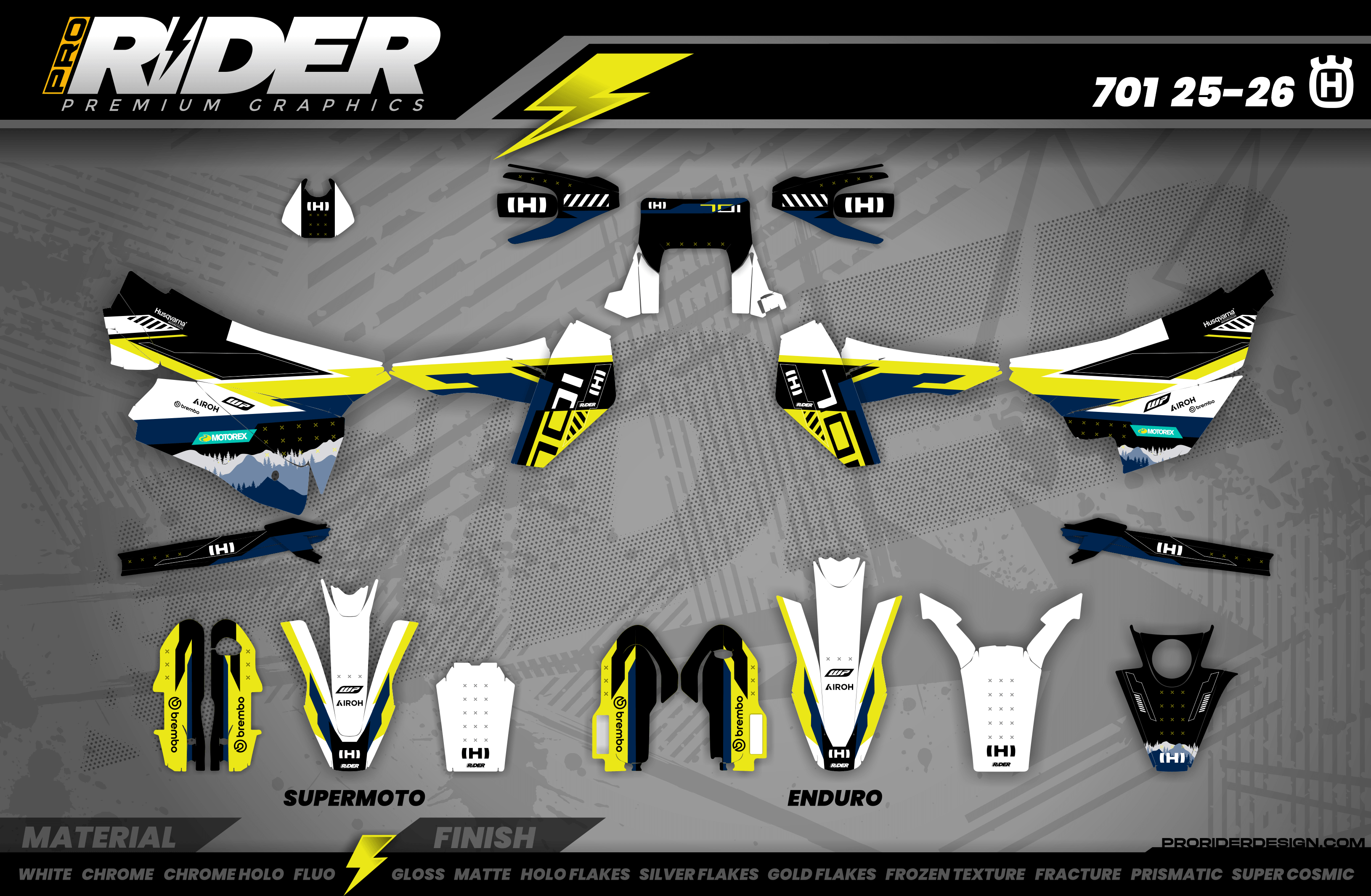VARRAX 701 Husqvarna Full Graphics Kit