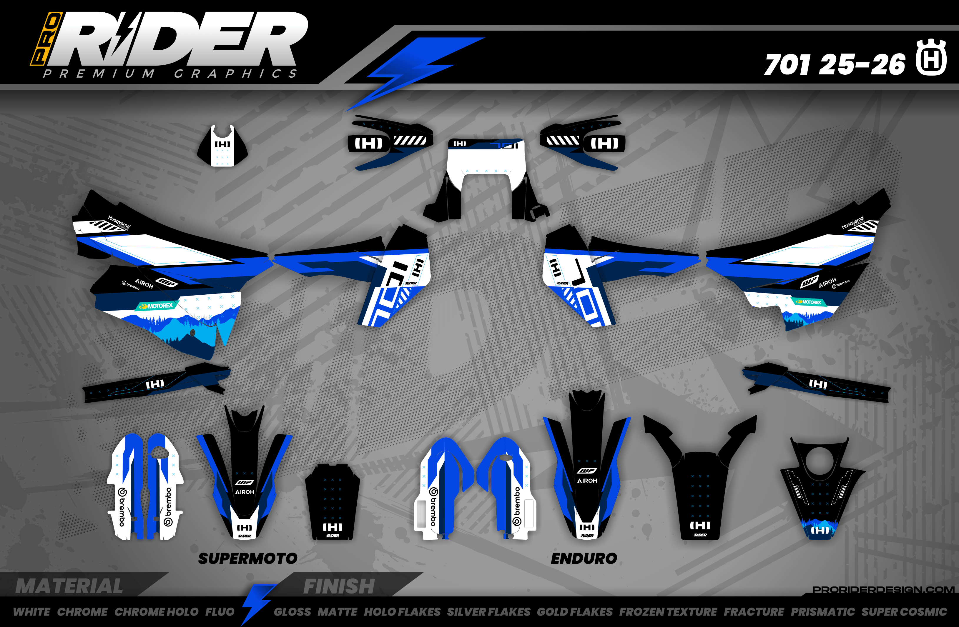 VANTAK 701 Husqvarna Full Graphics Kit
