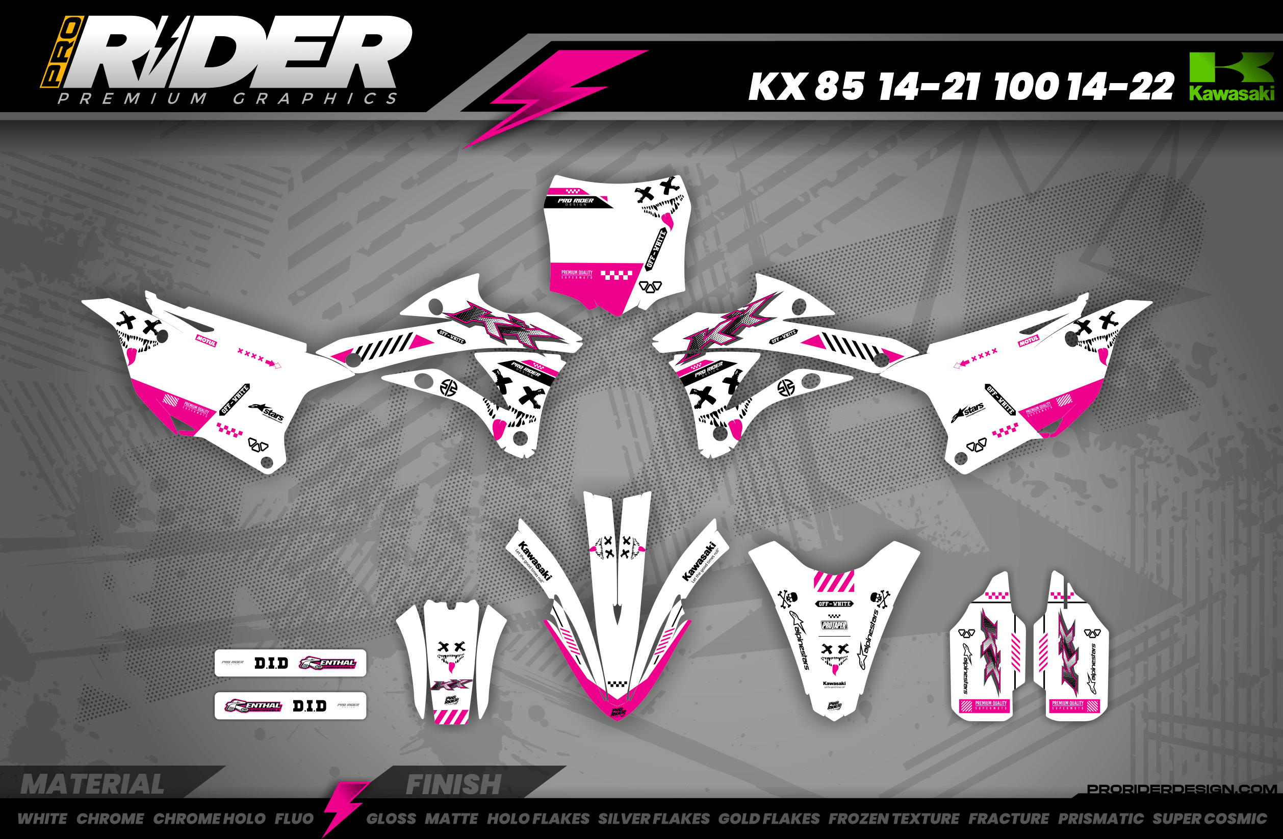 KAWASAKI graphics KIT CHIKA