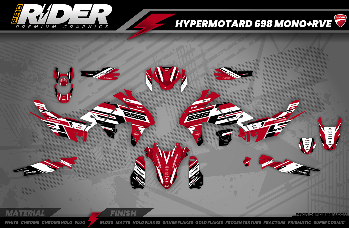 DUCATI HYPERMOTARD 698 Full Graphics Kit | Highta