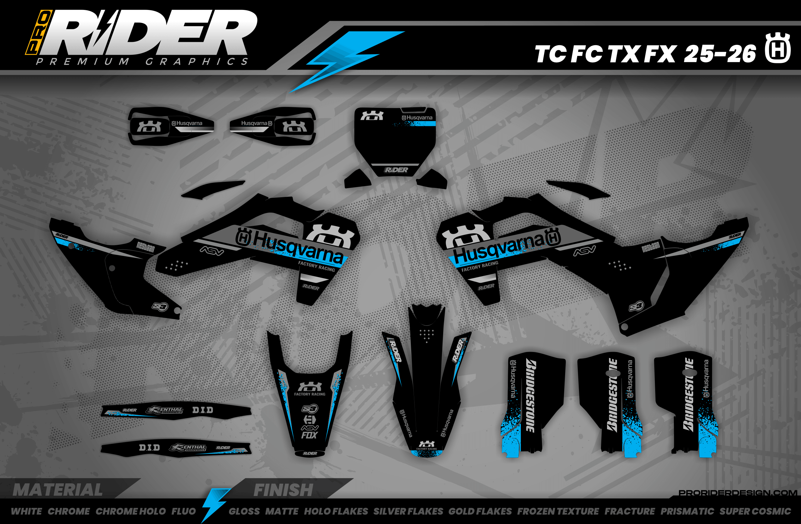 HUSQVARNA Full Graphics kit | Desertmartin