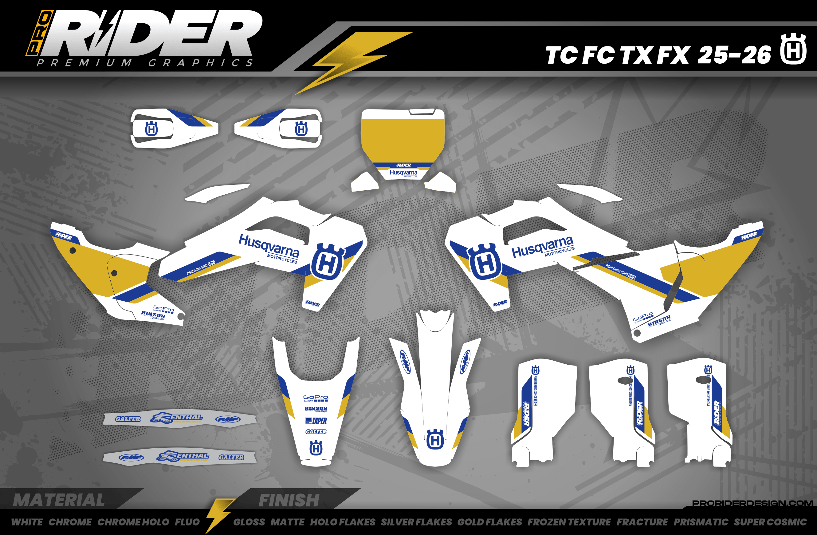 HUSQVARNA Full Graphics kit | FC Heritage