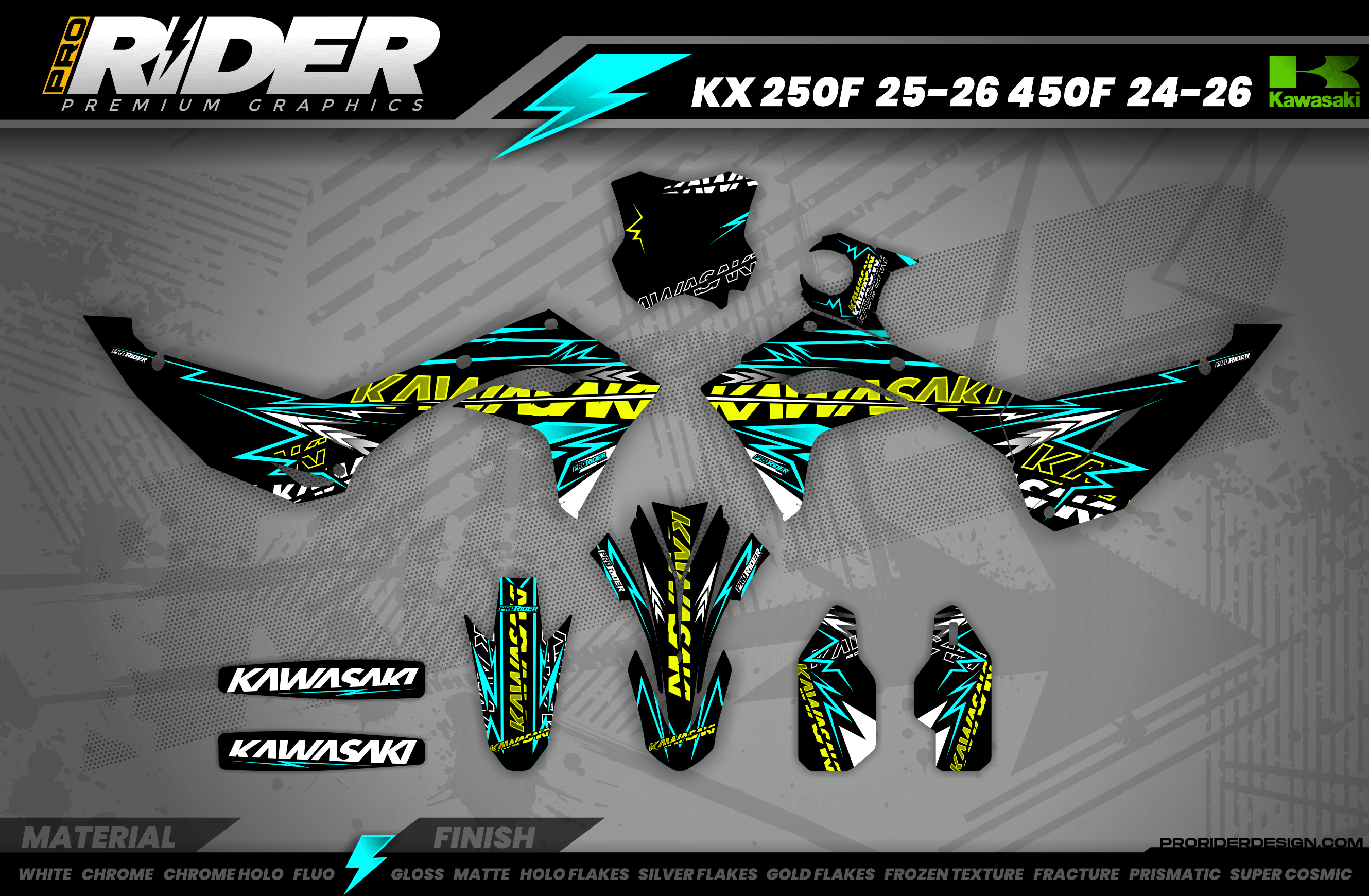 Kawasaki Full Graphics Kit | Budds creek