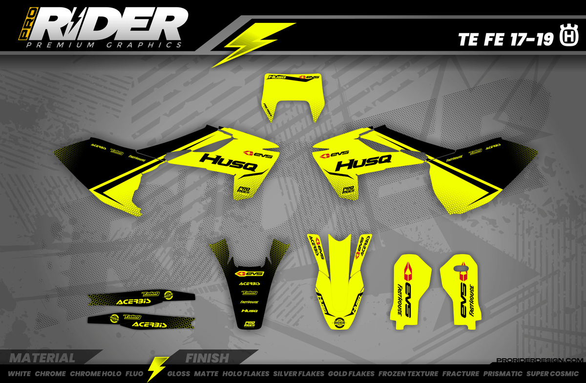 FLUO Graphics Kit HUSQVARNA VIVID 1.1