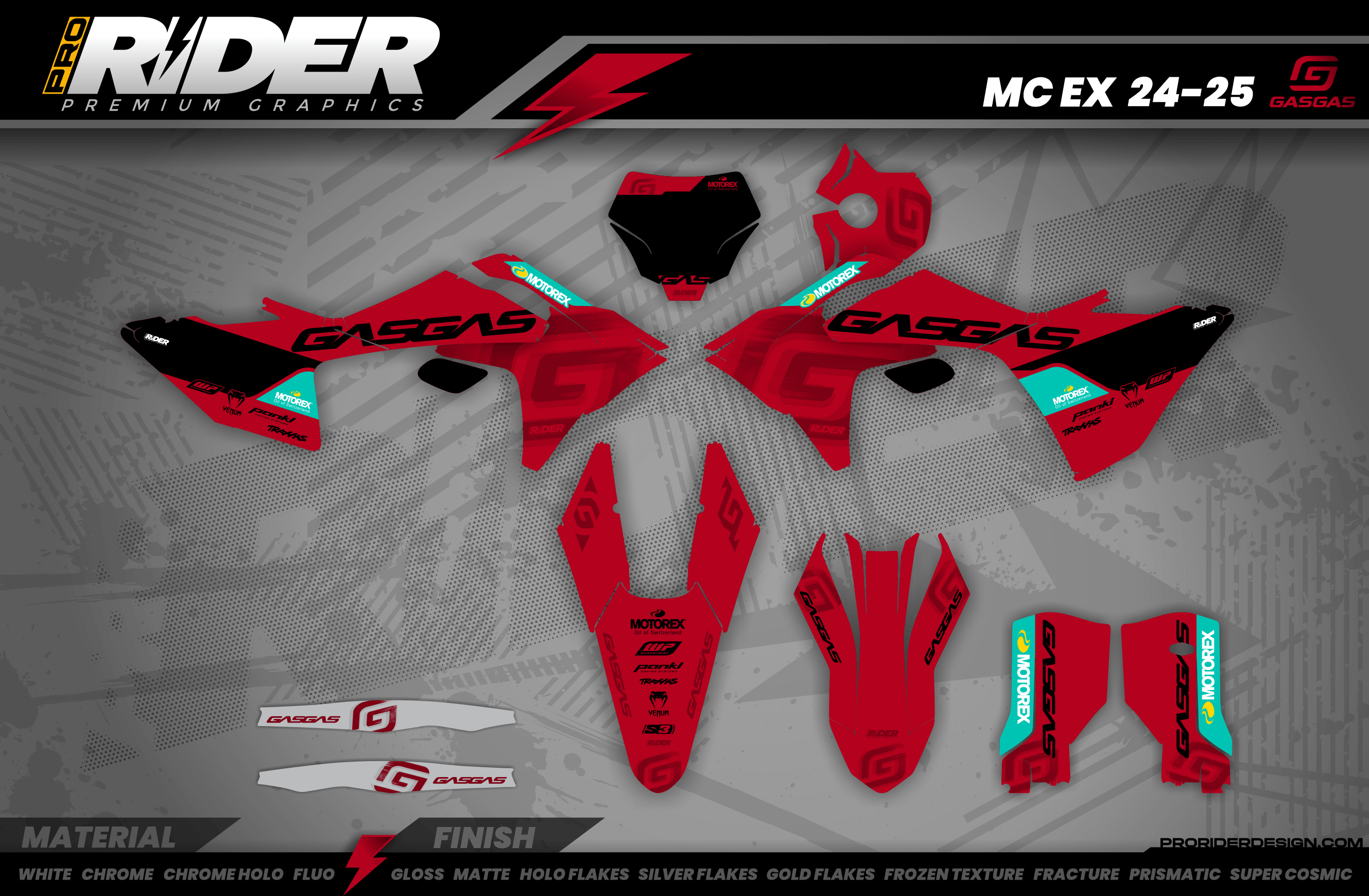 GASGAS Full Graphics Kit | Kenworthy's gp