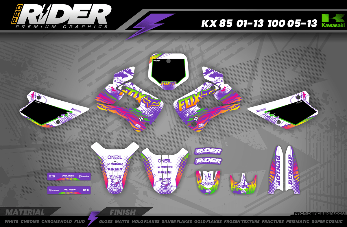 Custom Graphics KIT FOX DISTRICT KOWTOWN