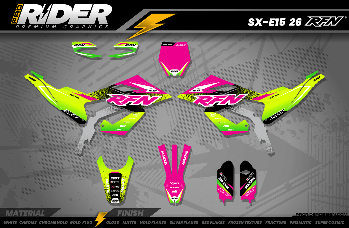 RFN Full Graphics Kit | Neon Obsidian