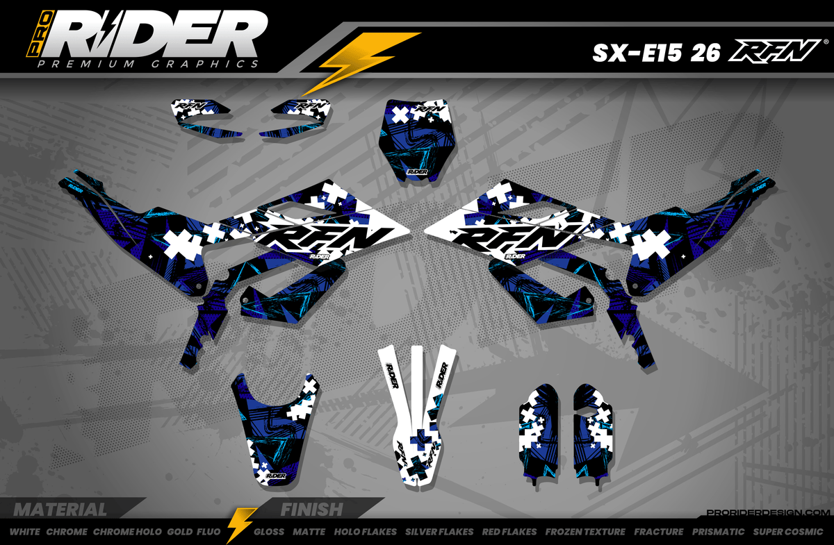 RFN Full Graphics Kit | Blue SKARP