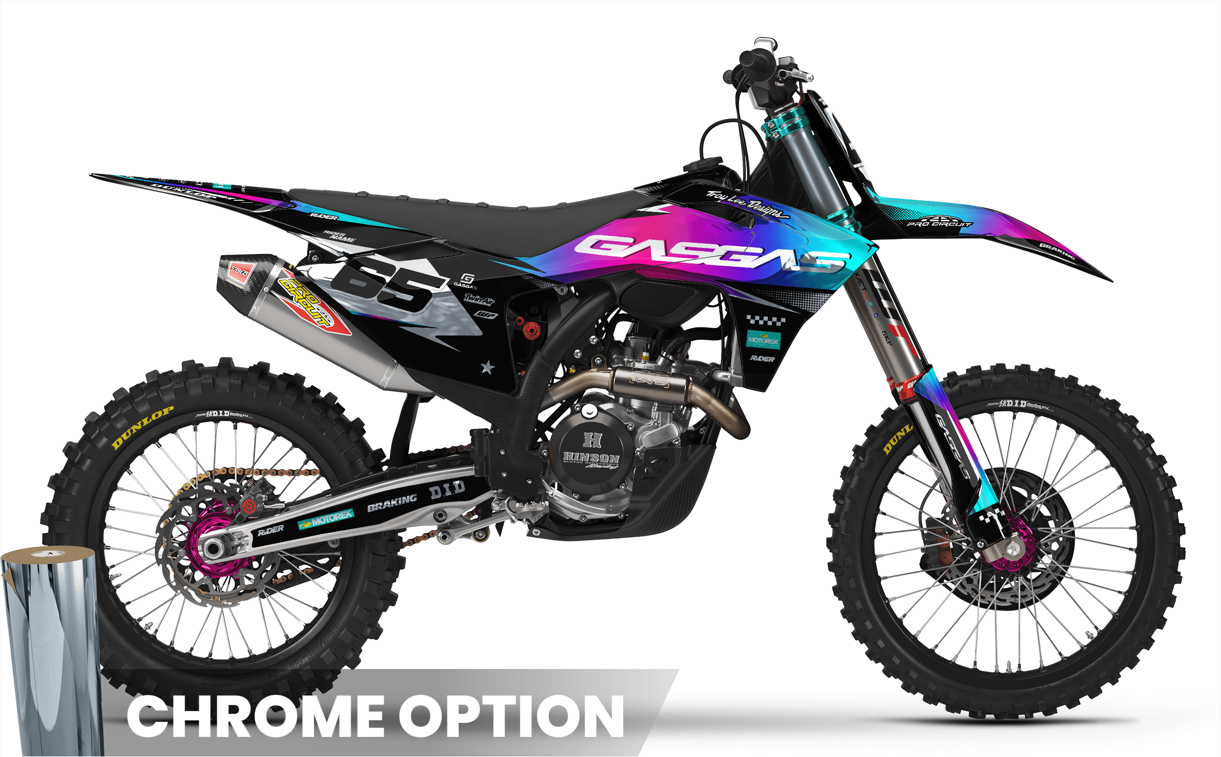 GRADIENT PULSE GasGas Full Graphics Kit