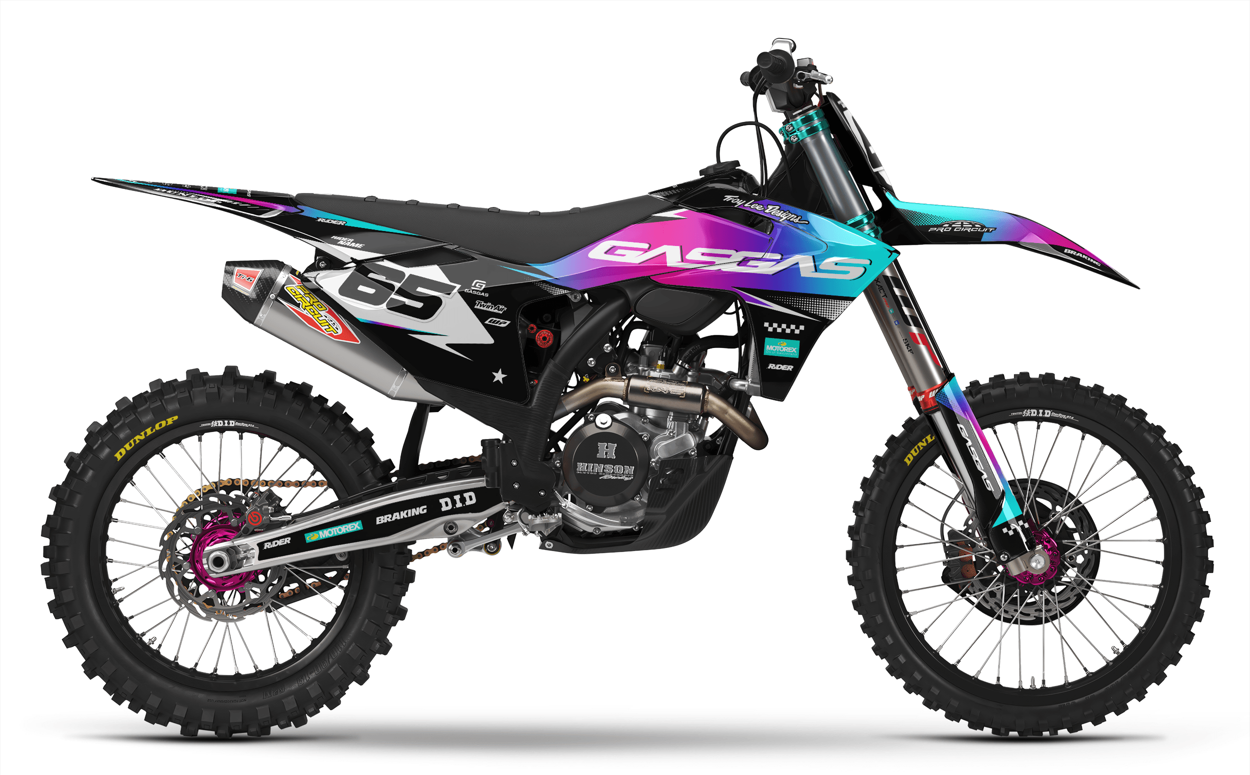 GRADIENT PULSE GasGas Full Graphics Kit