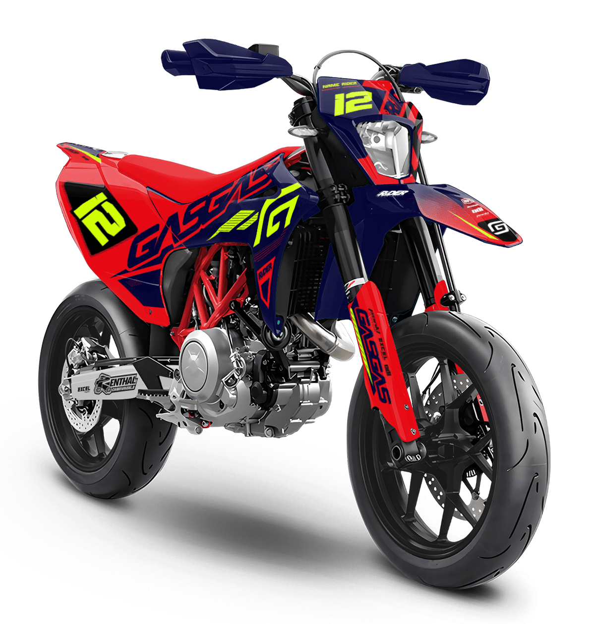 GASGAS 700 Full Graphics Kit | Twelv Dark Blue