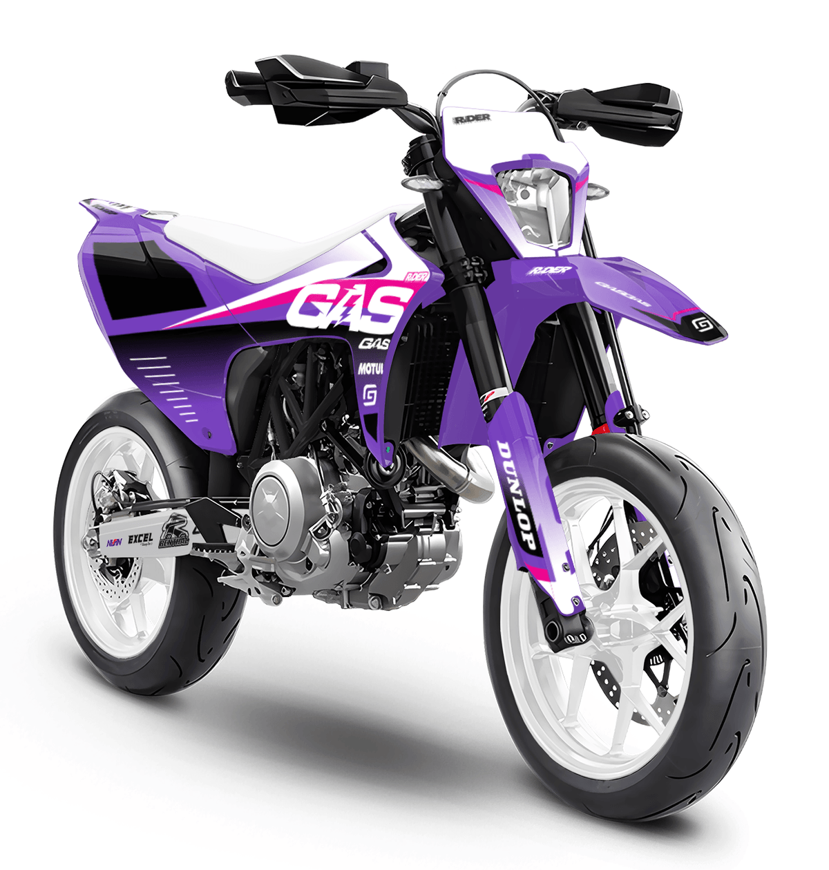 GASGAS 700 Full Graphics Kit | Monolith Purple