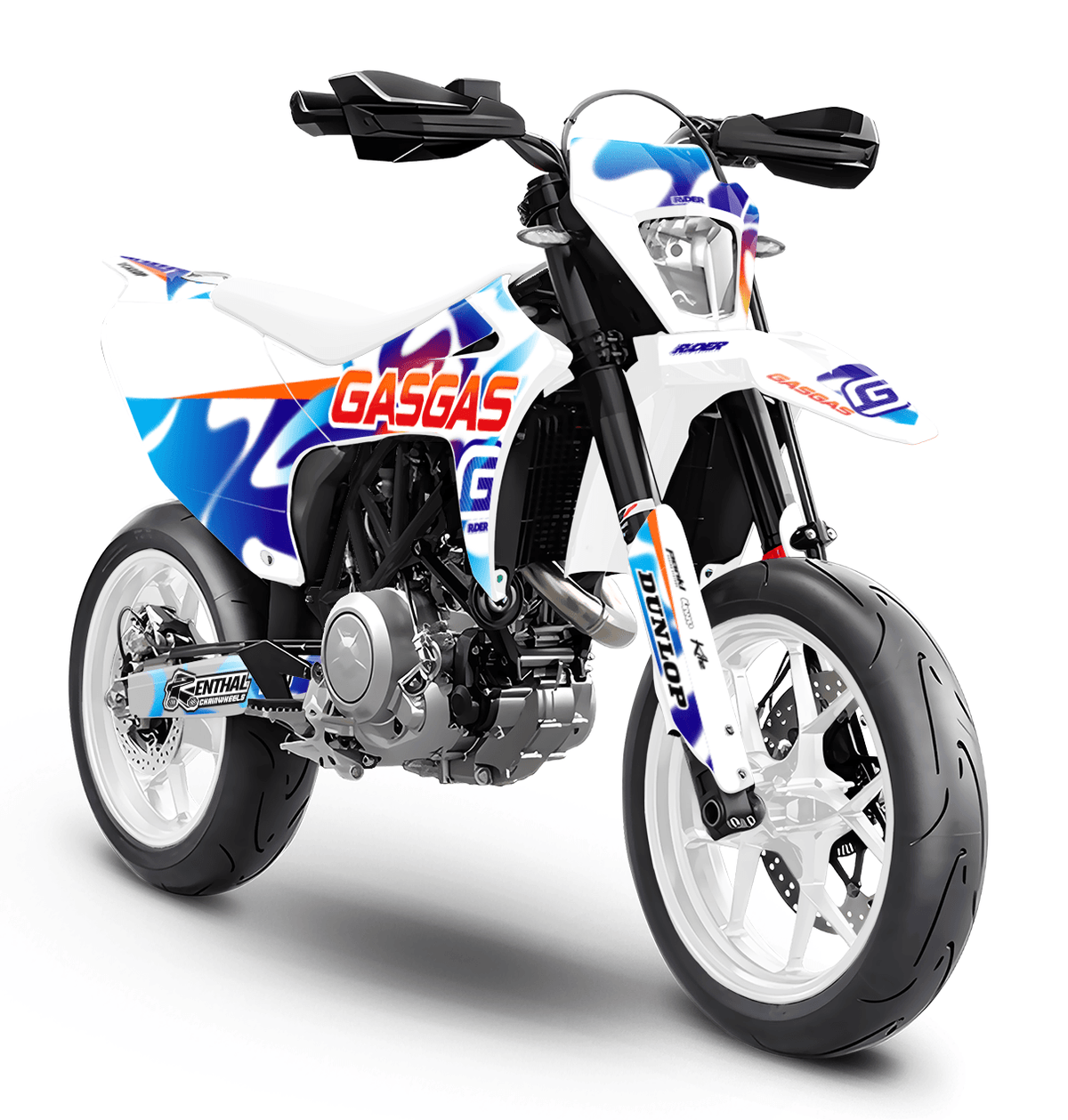 GASGAS 700 Full Graphics Kit | White Cipher