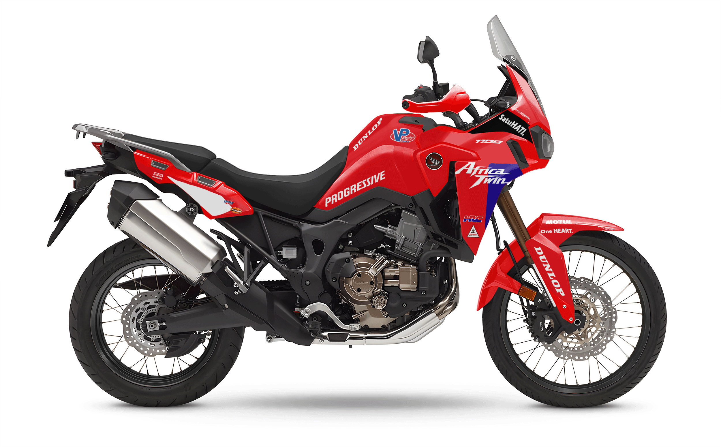 HONDA AFRICA TWIN Full Graphics kit | HRC SMX Team Progessive red
