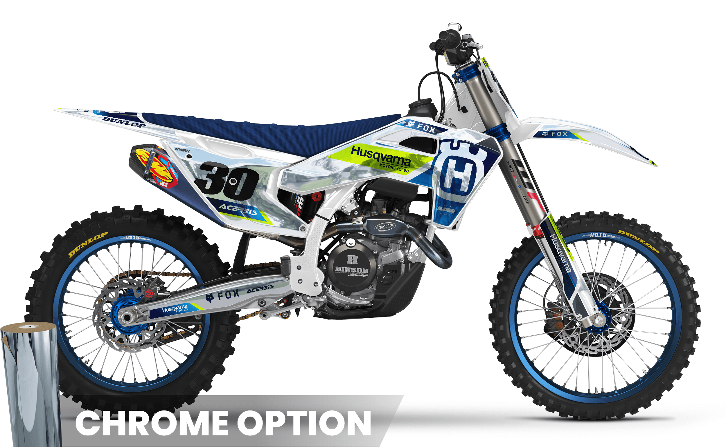 HUSQVARNA Full Graphics kit | Fox raceway