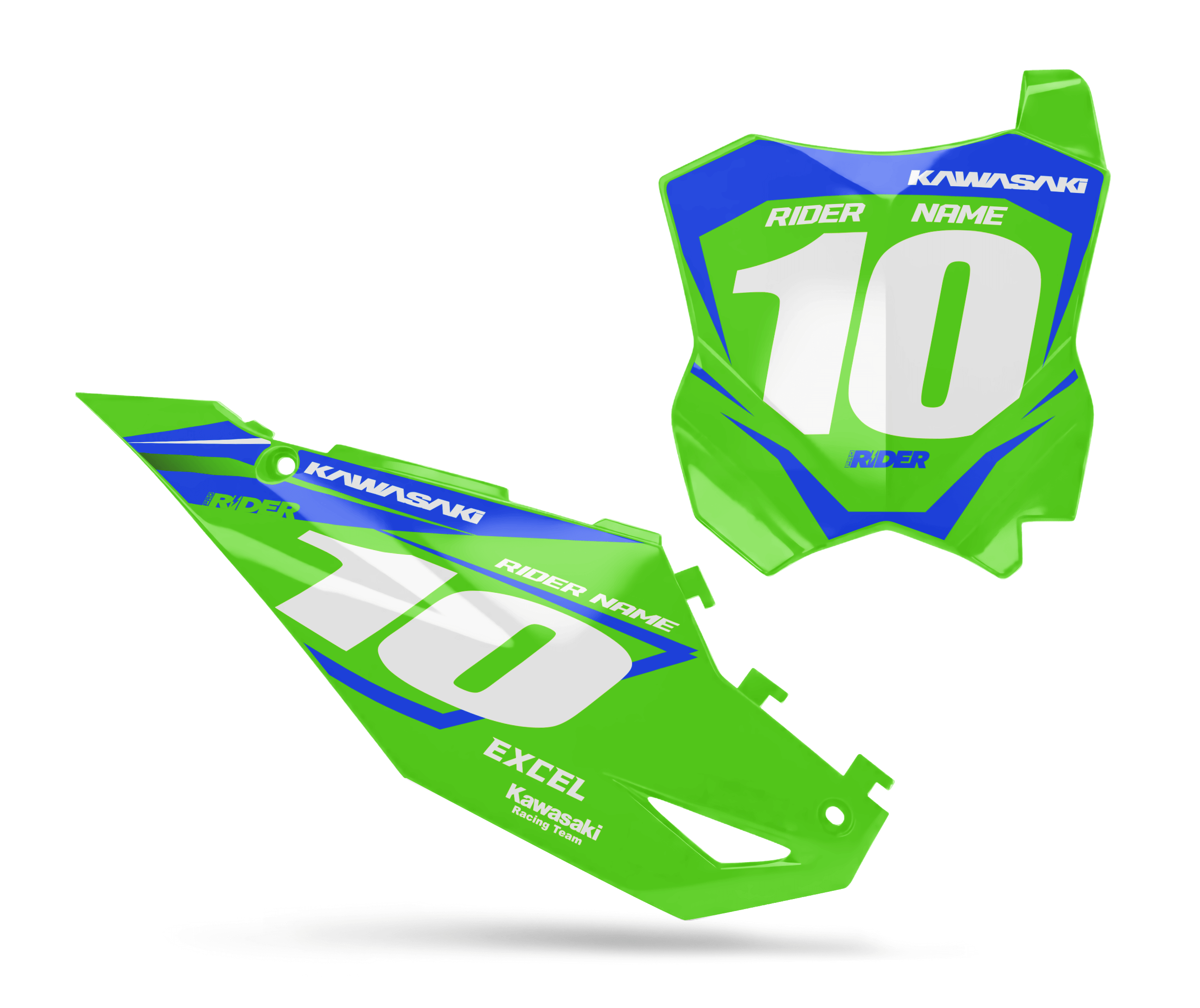 KAWASAKI Custom Number Plates | Aero Edge