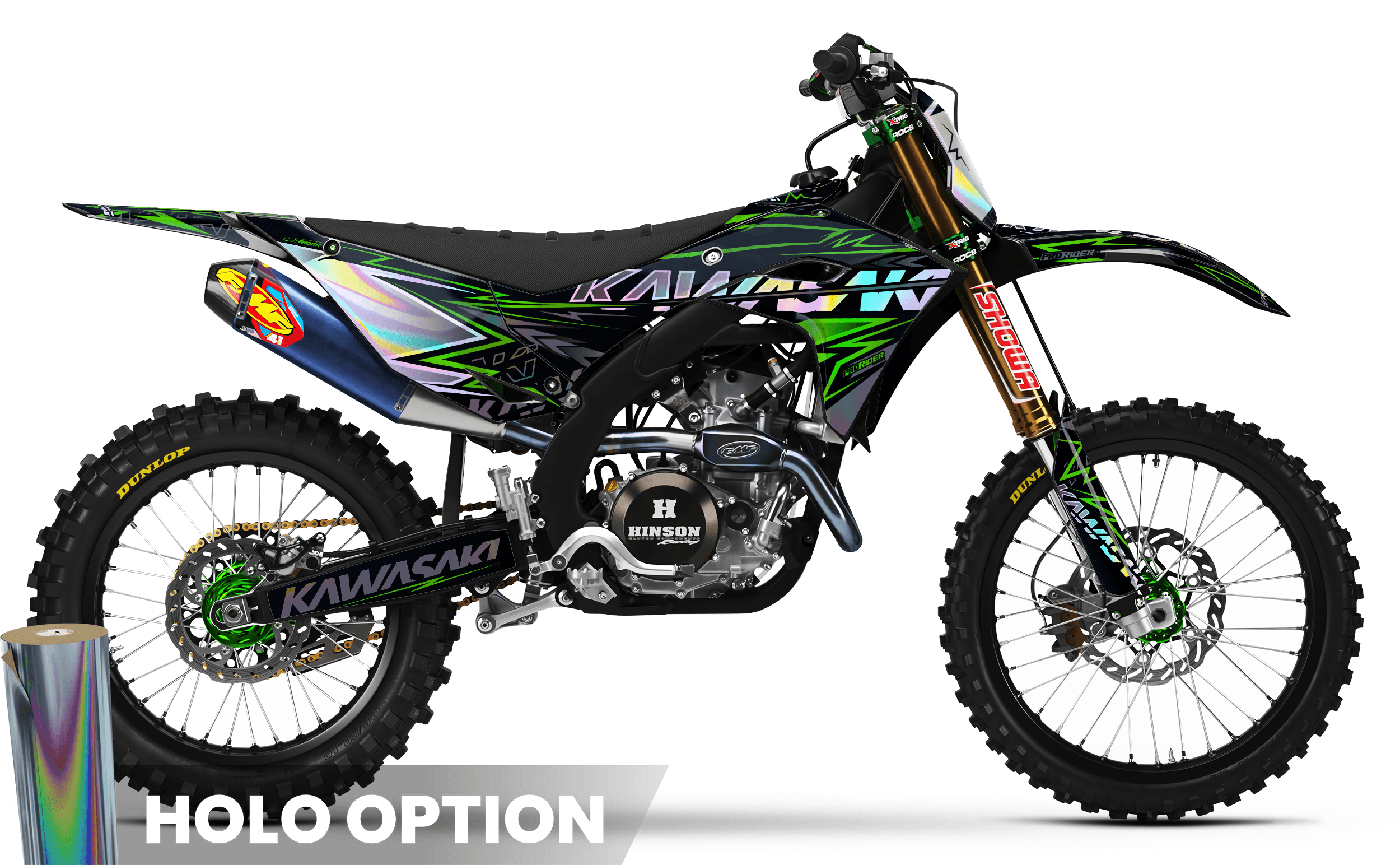 Kawasaki Full Graphics Kit | Redbud