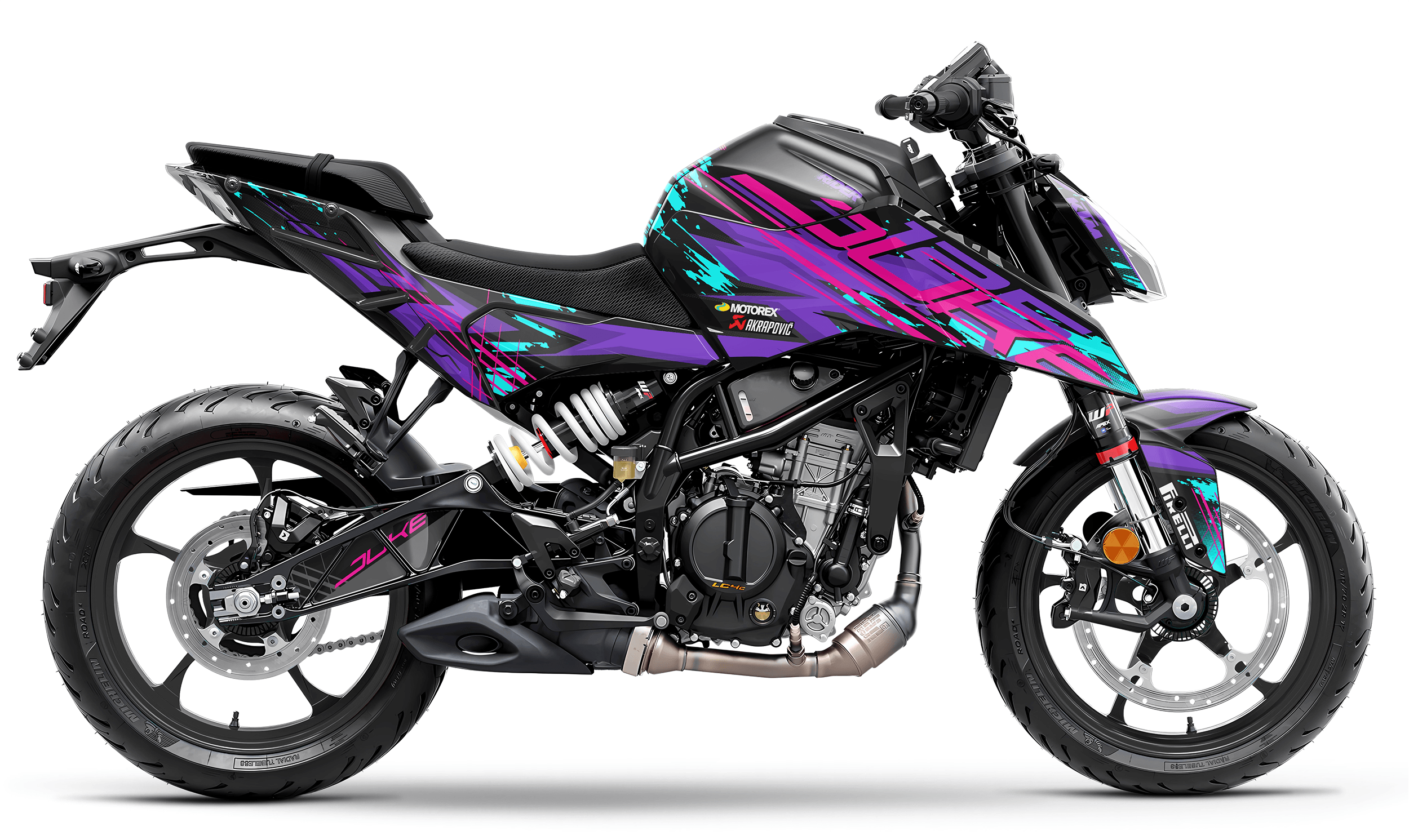 KTM DUKE 125 Full Graphics Kit | Guerilla