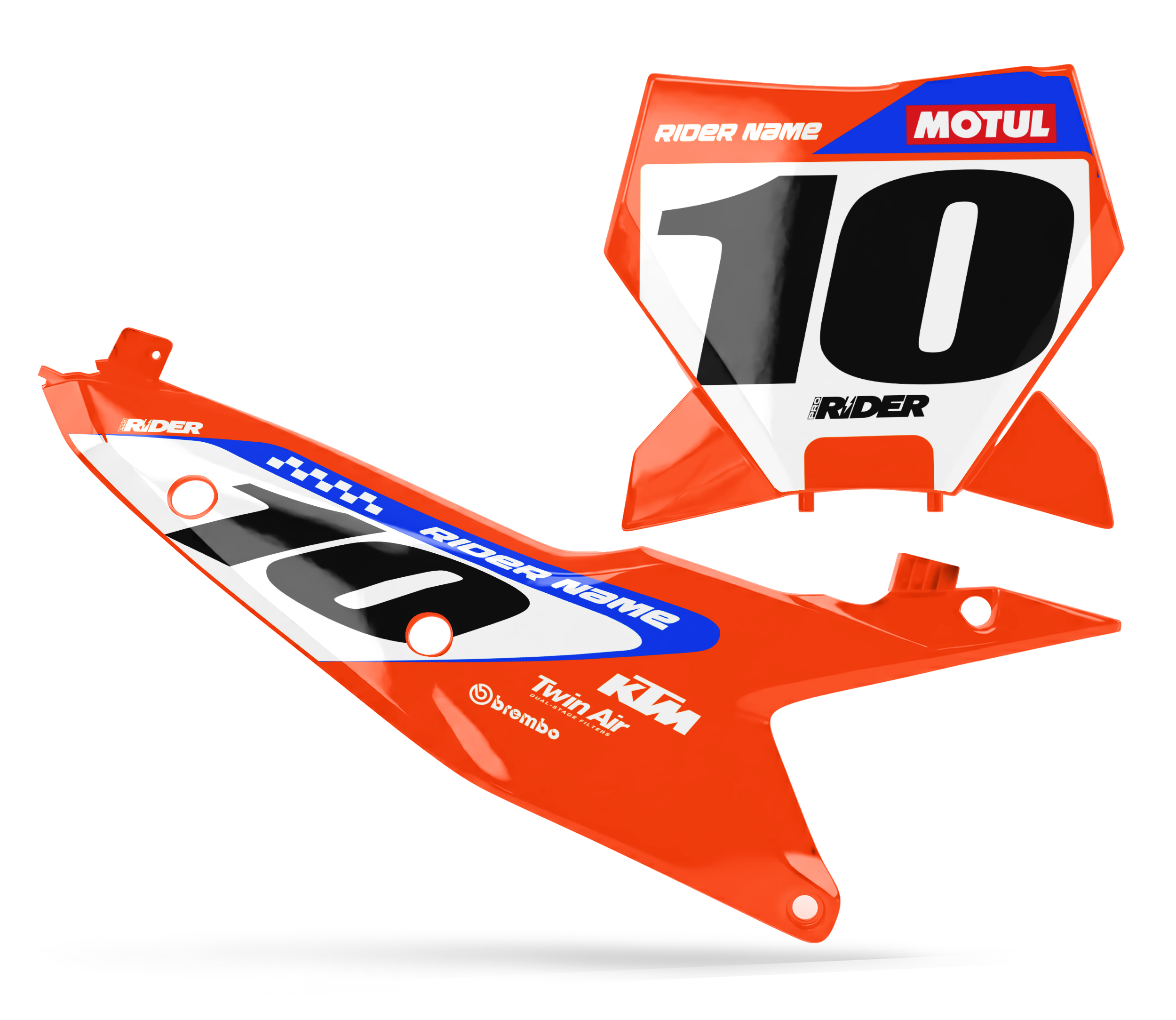 KTM Custom Number Plates | PEAKS
