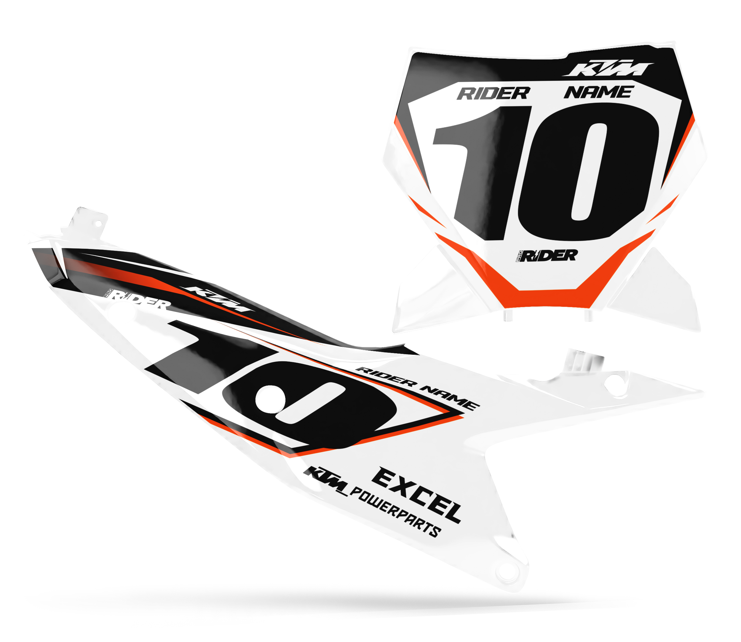 KTM Custom Number Plates | GRIT