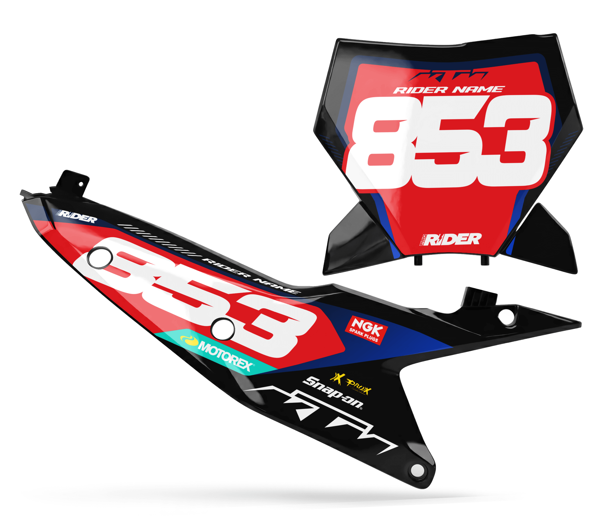 KTM Custom Number Plates | FLARE