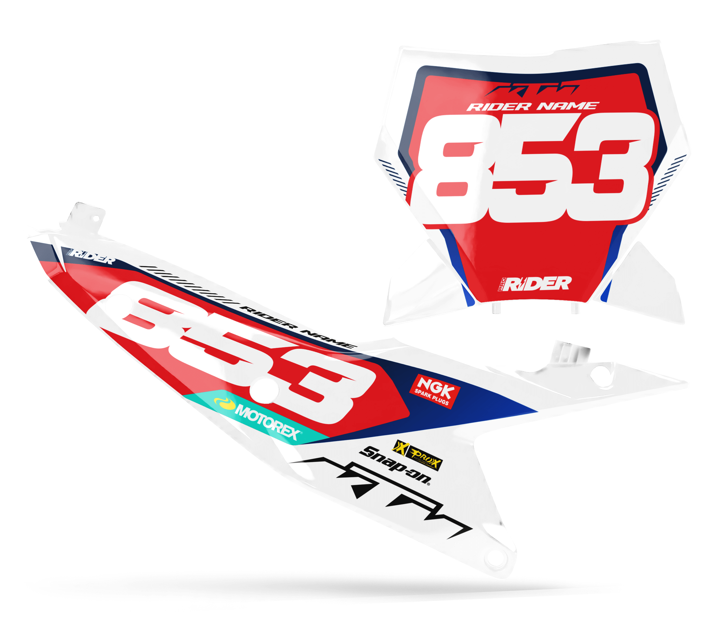 KTM Custom Number Plates | VIBE