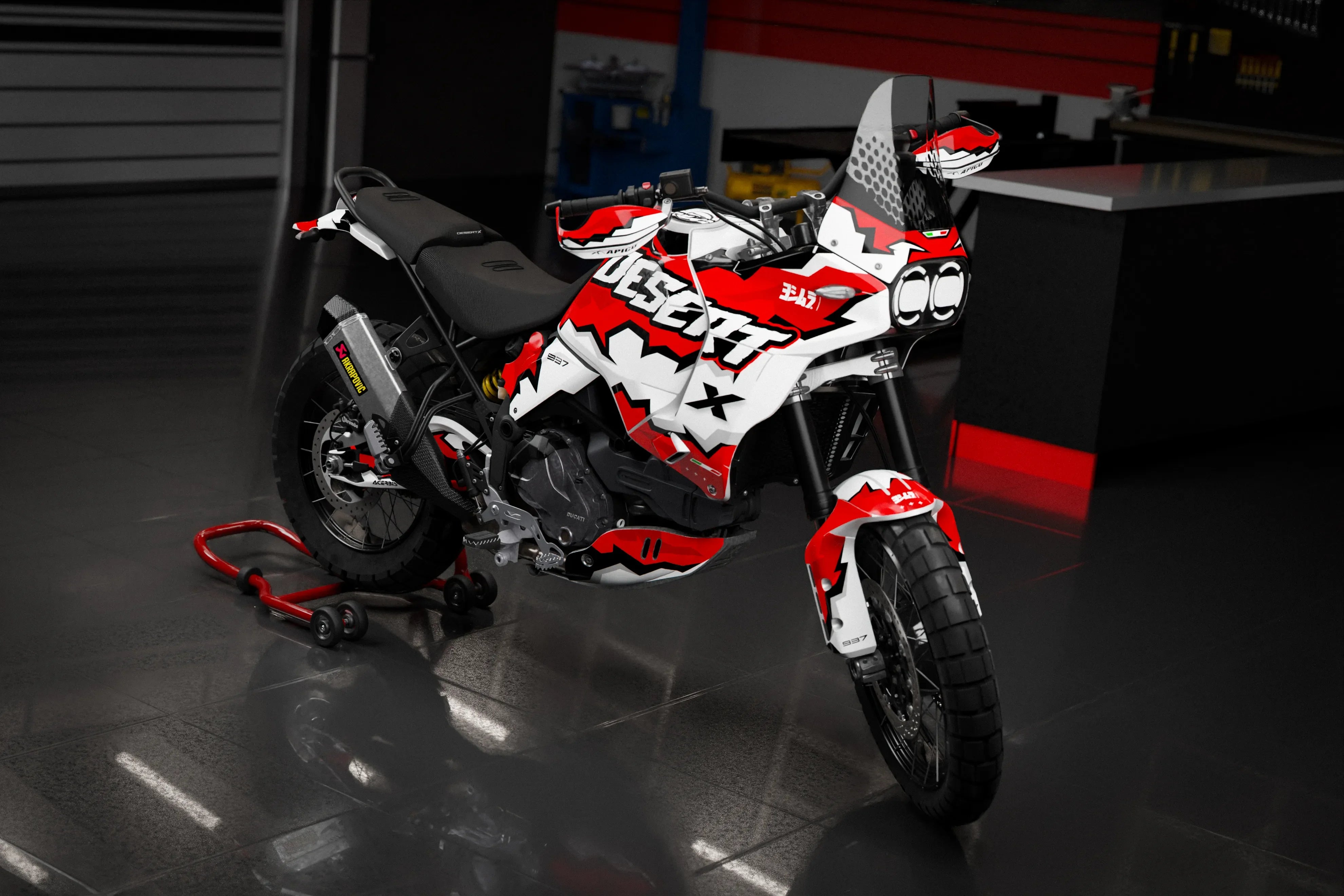 Ducati Desert X Full Graphics Kit | Fanzok