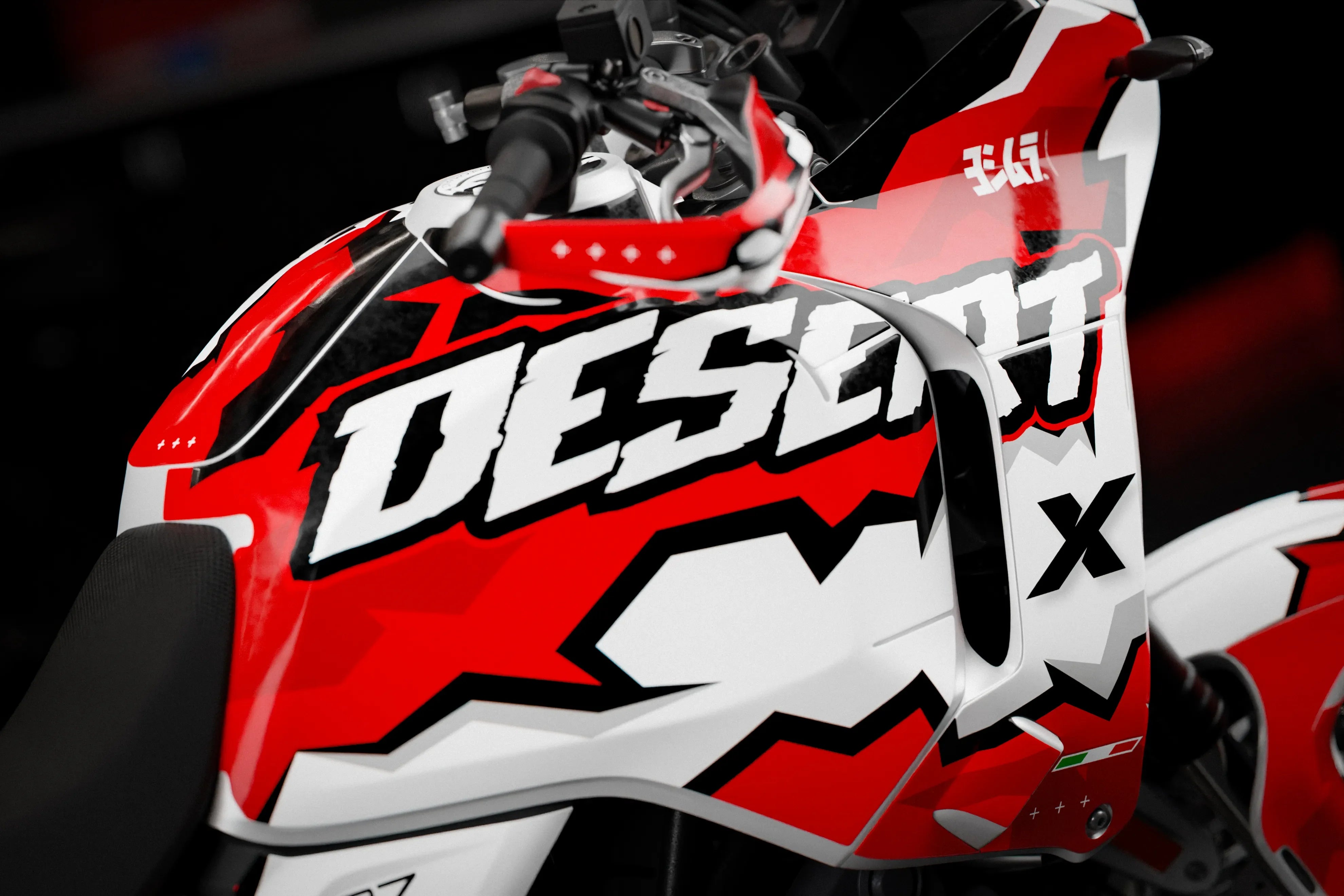 Ducati Desert X Full Graphics Kit | Fanzok